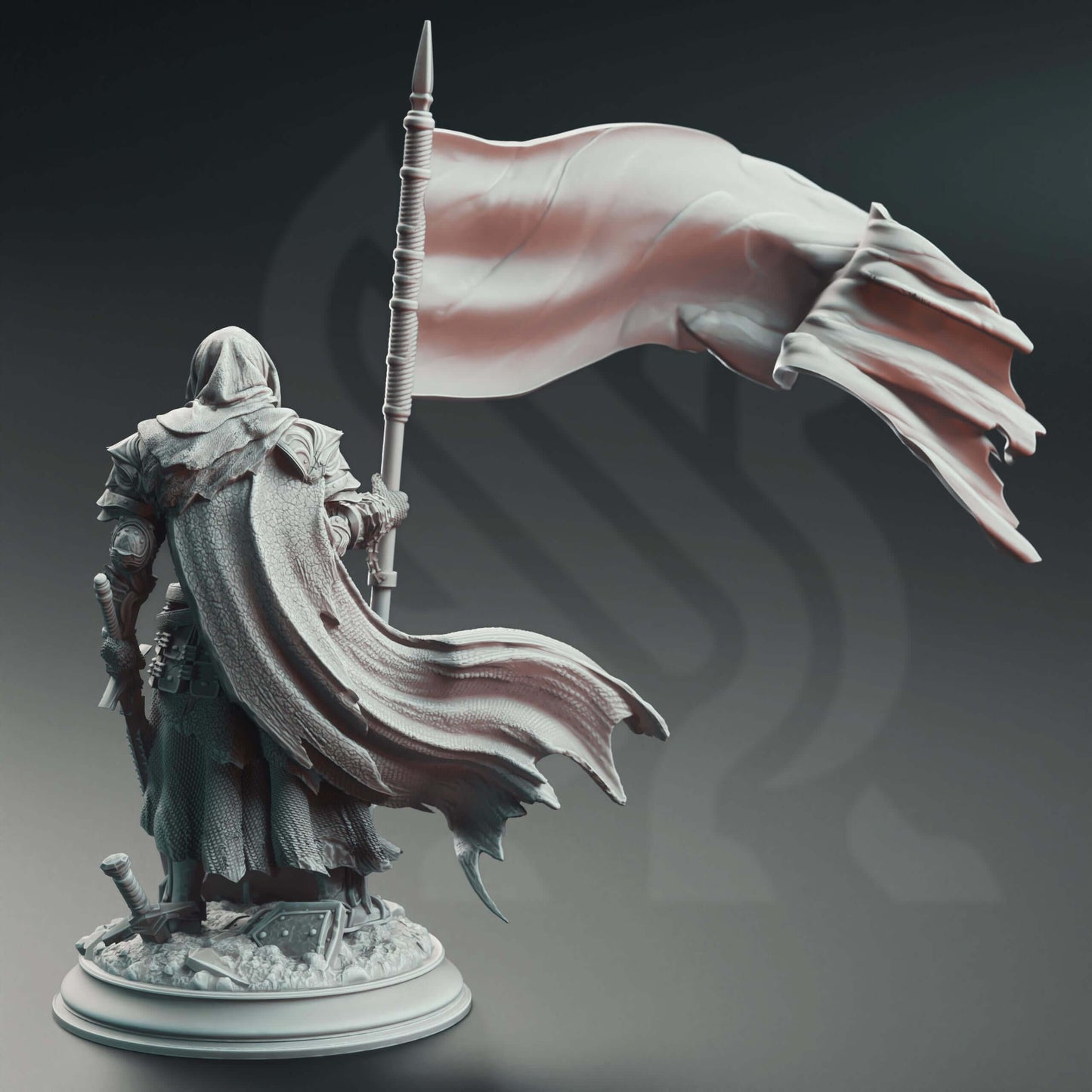 Inquisitor Knight - Johanna Saffron the Pious - 3D Printed Resin RPG/Tabletop/Boardgames Miniature DM Stash