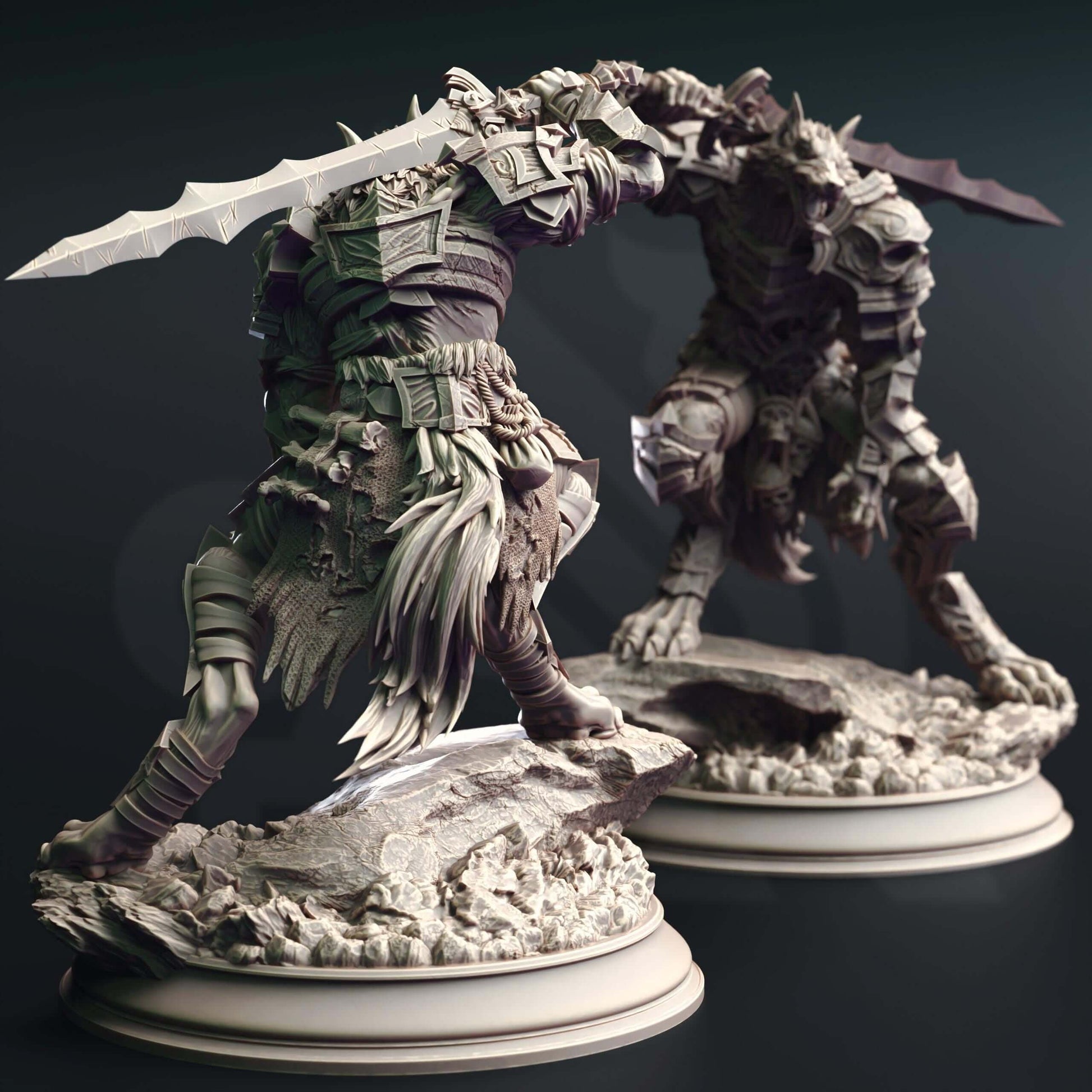 Werewolf Knight - Corsicus - 3D Printed Resin RPG/Tabletop/Boardgames Miniature DM Stash