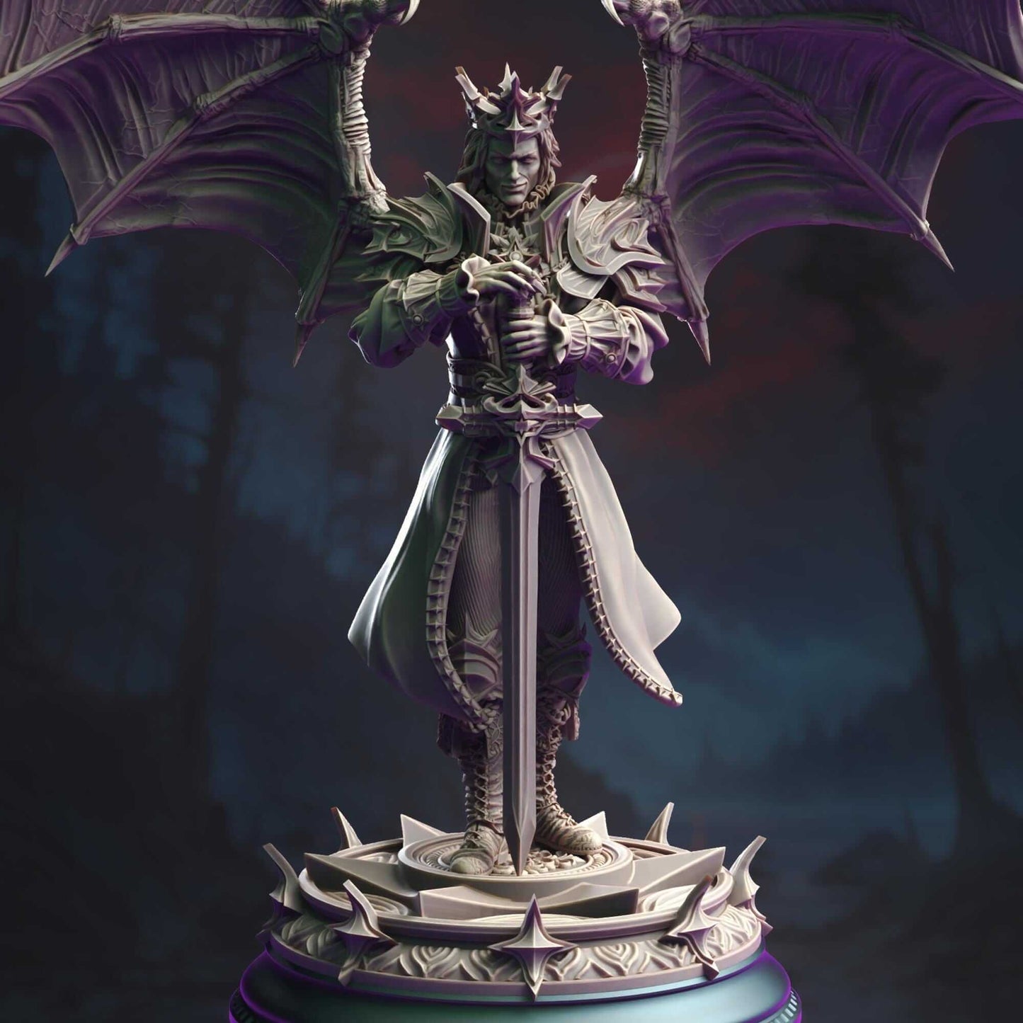 Vampire Lord - Arthur Belfrie - 3D Printed Resin RPG/Tabletop/Boardgames Miniature DM Stash