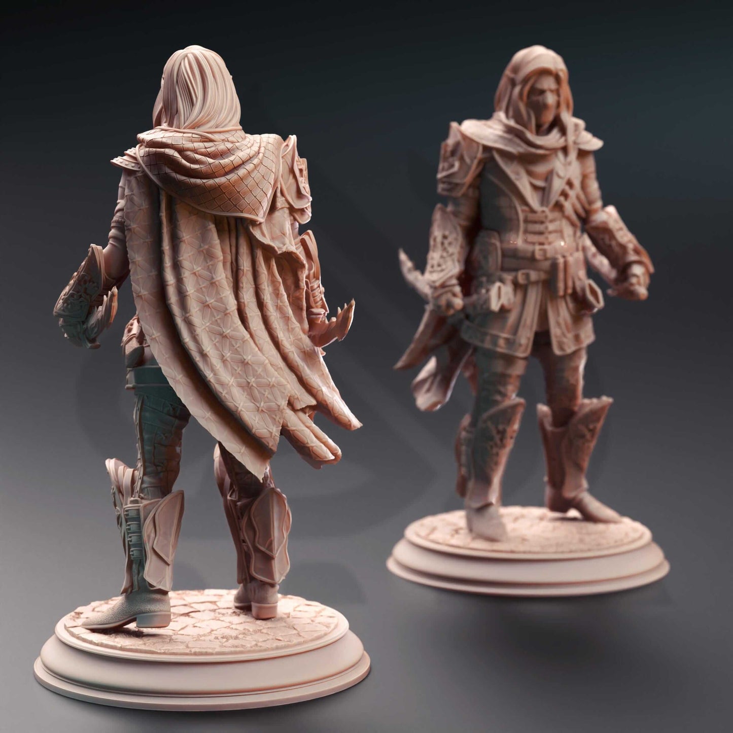 Elf Rogue Thief - Sylvios the Slip - 3D Printed Resin RPG/Tabletop/Boardgames Miniature DM Stash