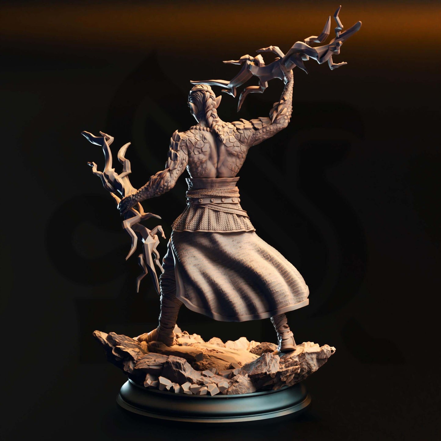Dragonsoul Sorcerer - Styrax - 3D Printed Resin RPG/Tabletop/Boardgames Miniature DM Stash