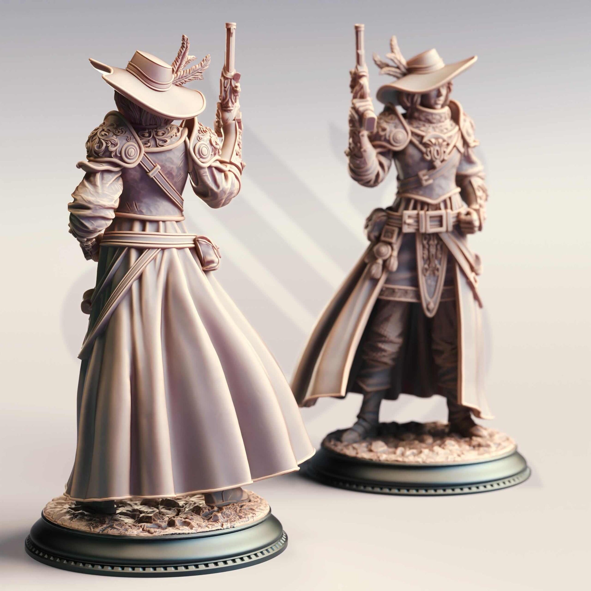 Human High Inquisitor - Lady Cirilia - 3D Printed Resin RPG/Tabletop/Boardgames Miniature DM Stash
