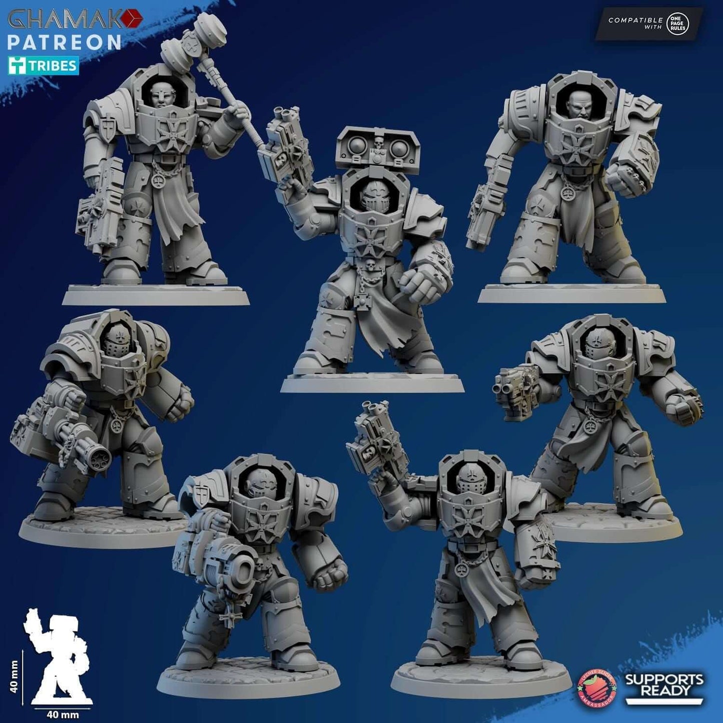 Temple Ranged Exterminators Ghamak Miniatures