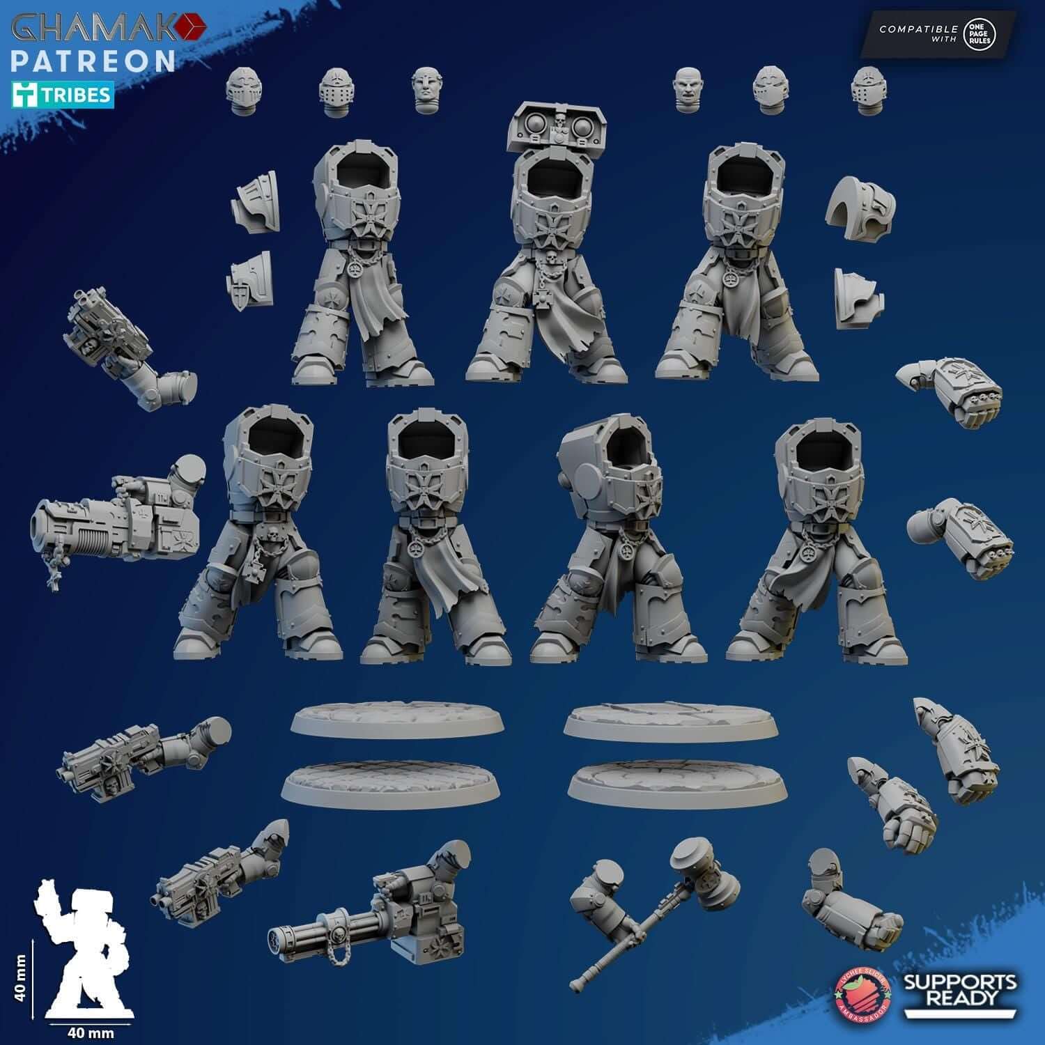 Temple Ranged Exterminators Ghamak Miniatures
