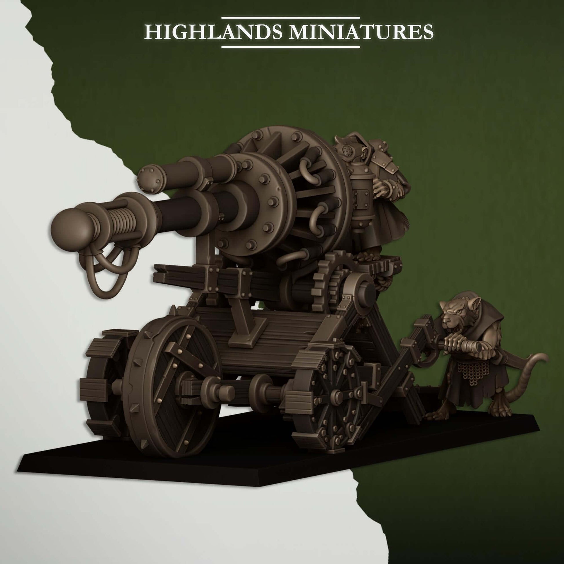 Sewer Vermin Cannon - Highlands Miniatures