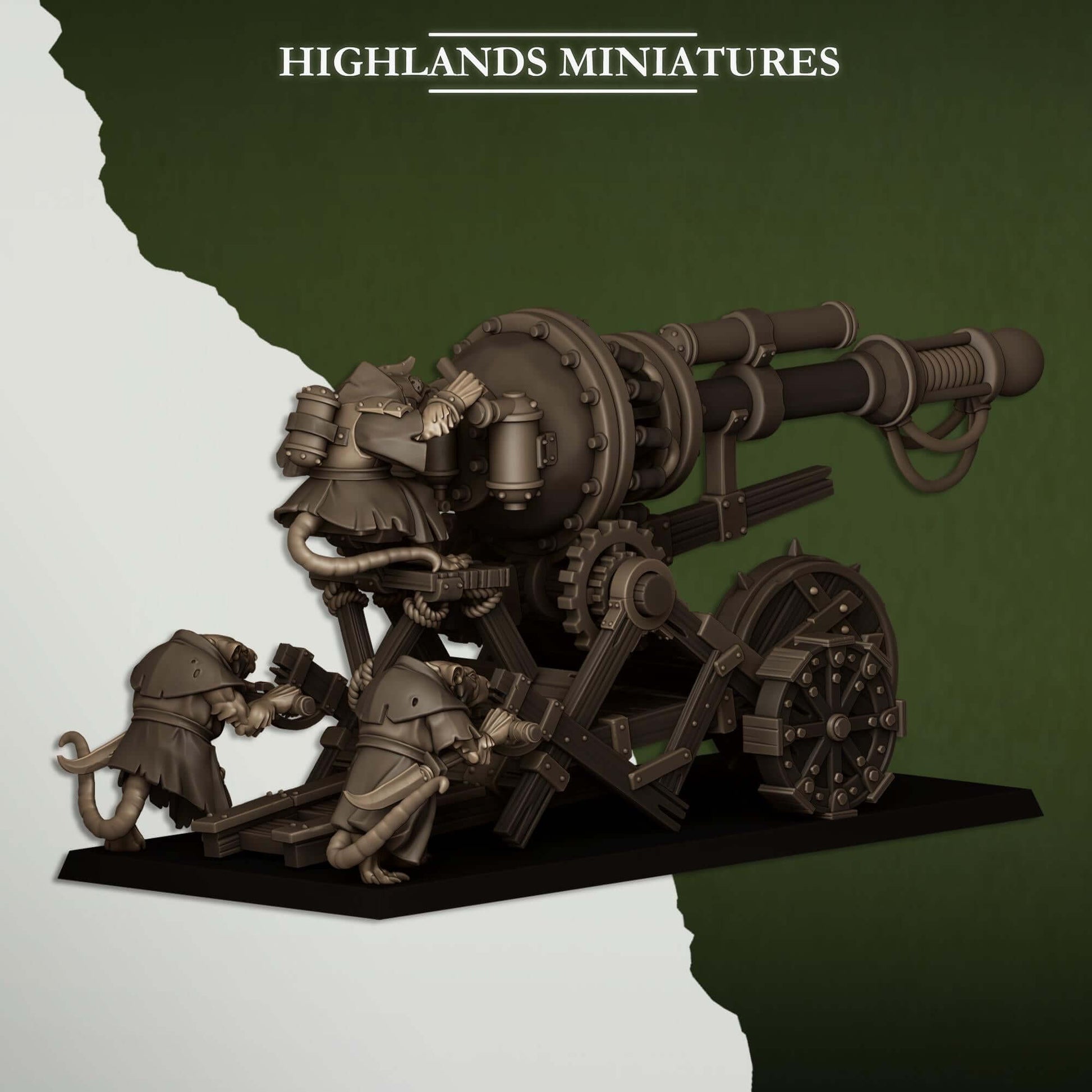 Sewer Vermin Cannon - Highlands Miniatures