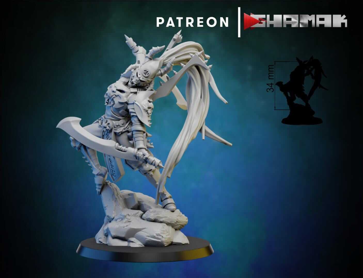 Space Dark Elf Incubi - Ghamak Miniatures