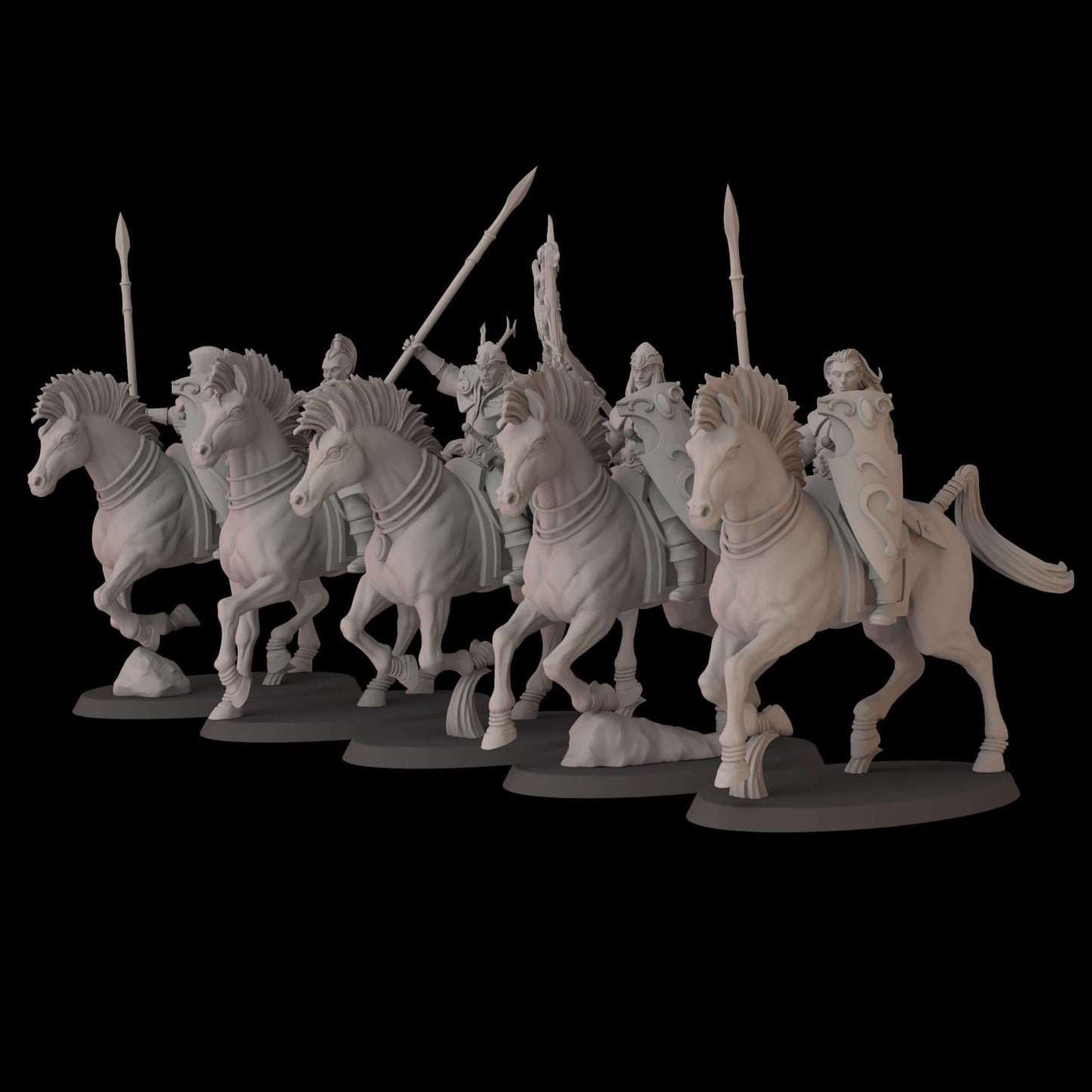 Wood Elf Lancers - Wood Elf Proxy - Fantasy Cult Miniatures