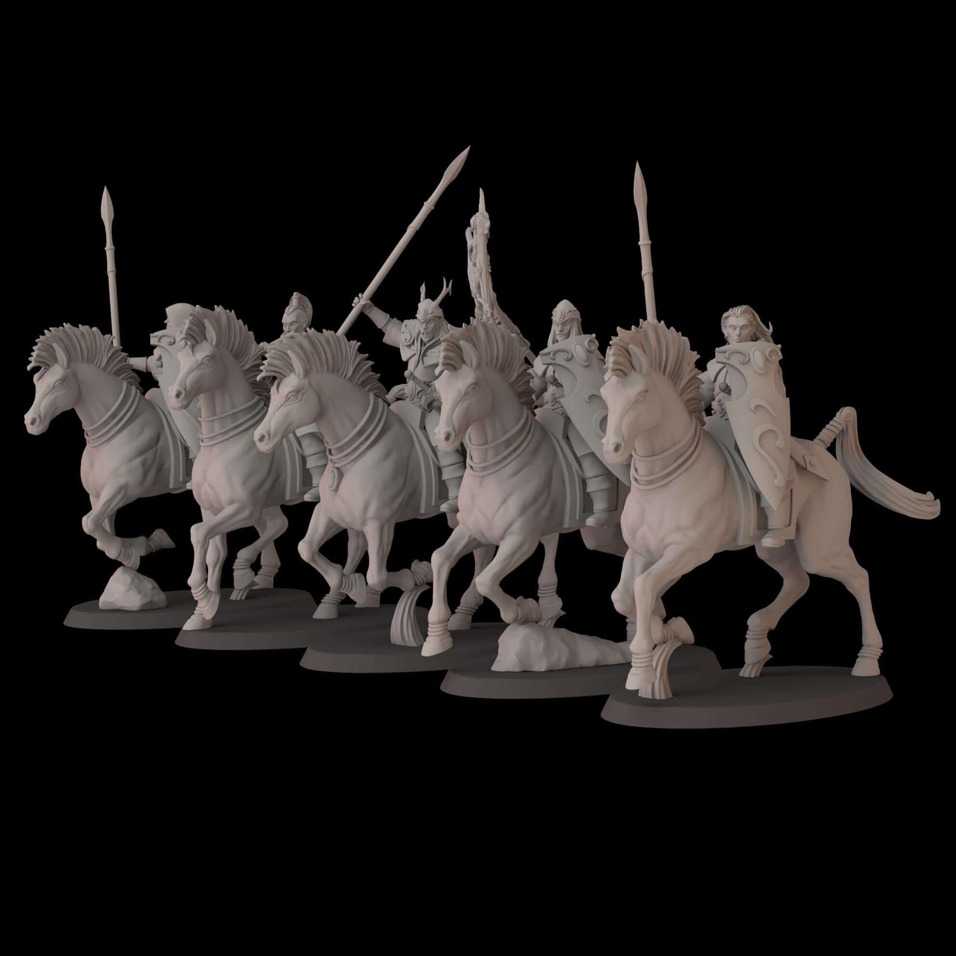 Wood Elf Lancers - Wood Elf Proxy - Fantasy Cult Miniatures