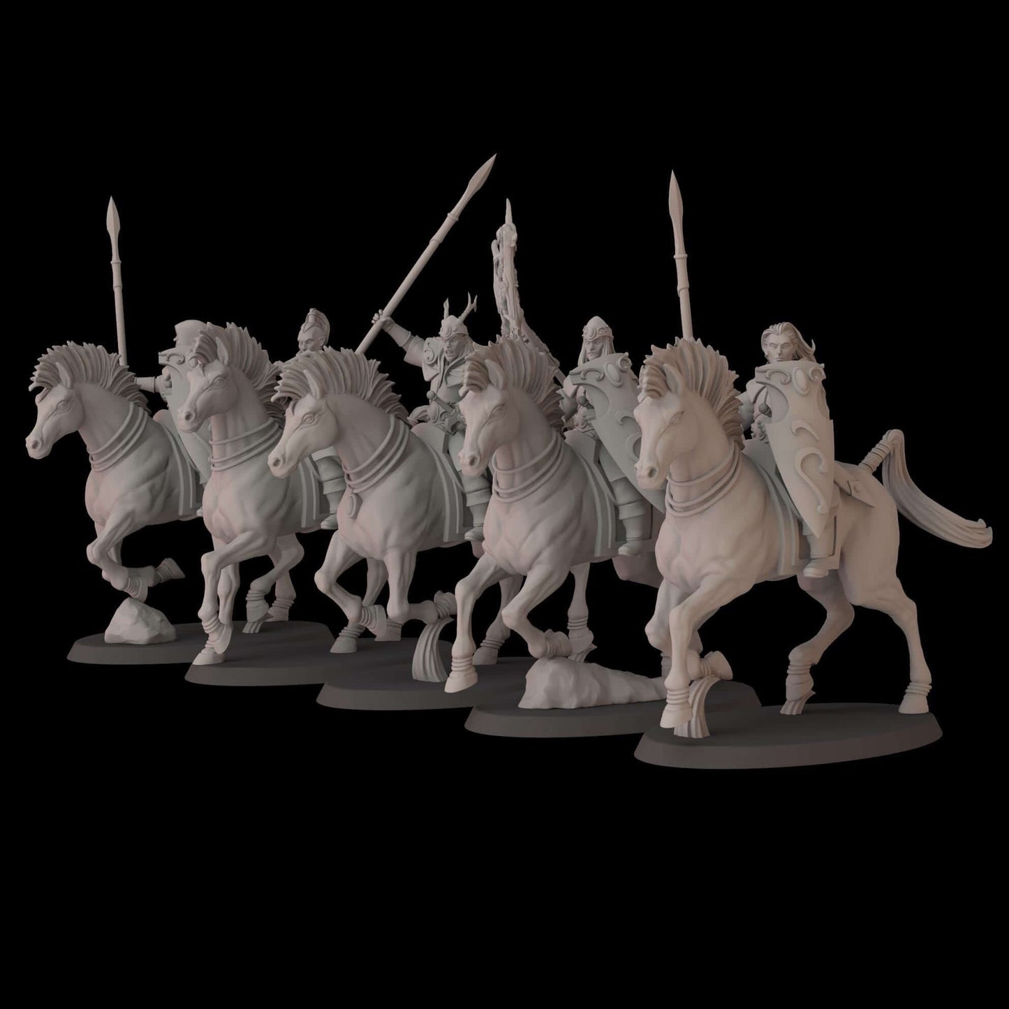 Wood Elf Lancers - Wood Elf Proxy - Fantasy Cult Miniatures