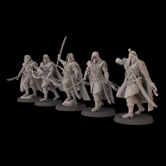 Wood Elf Scouts - Wood Elf Proxy - Fantasy Cult Miniatures