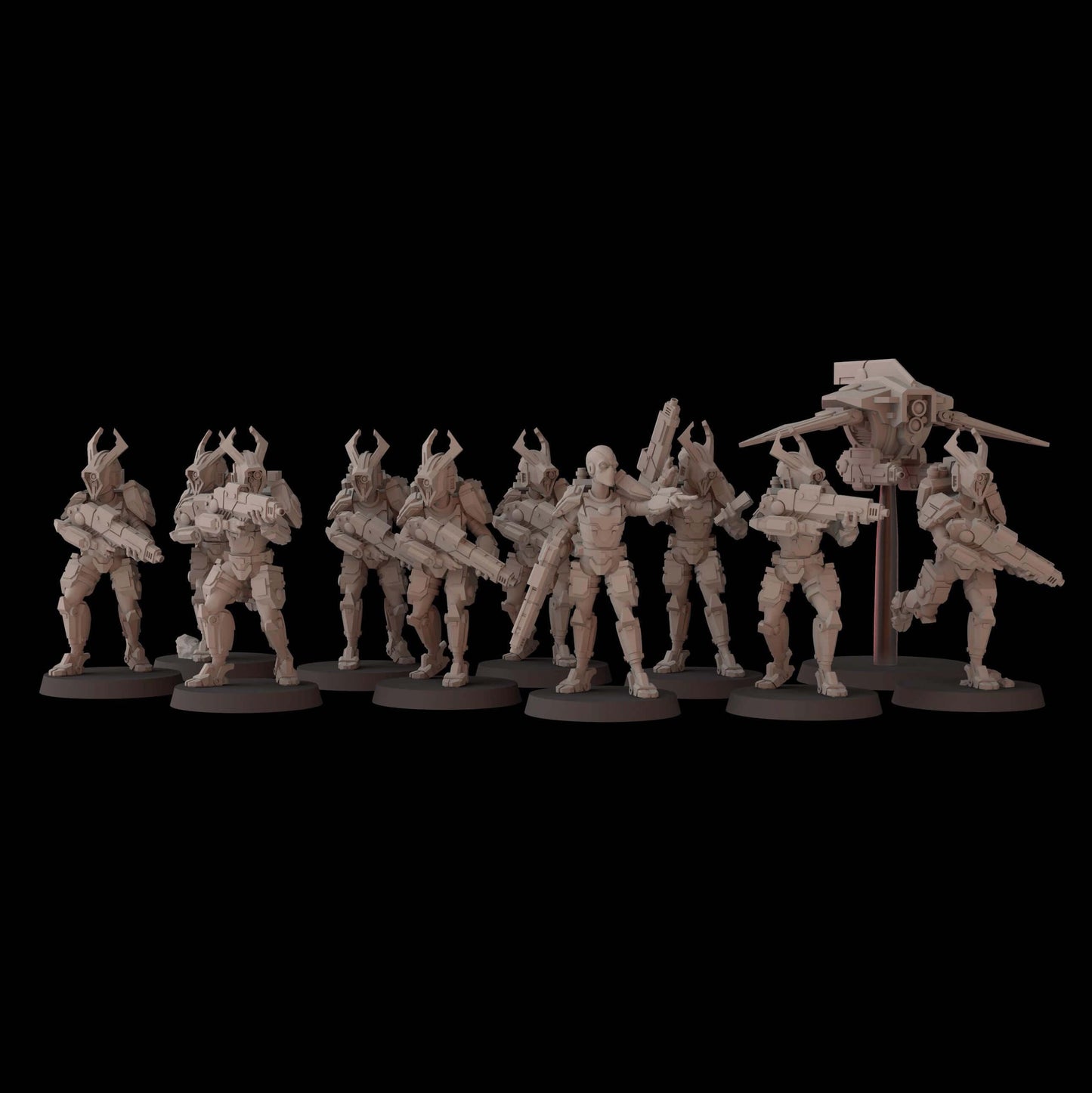 Shock Warrior - Tau Proxy - Fantasy Cult Miniatures