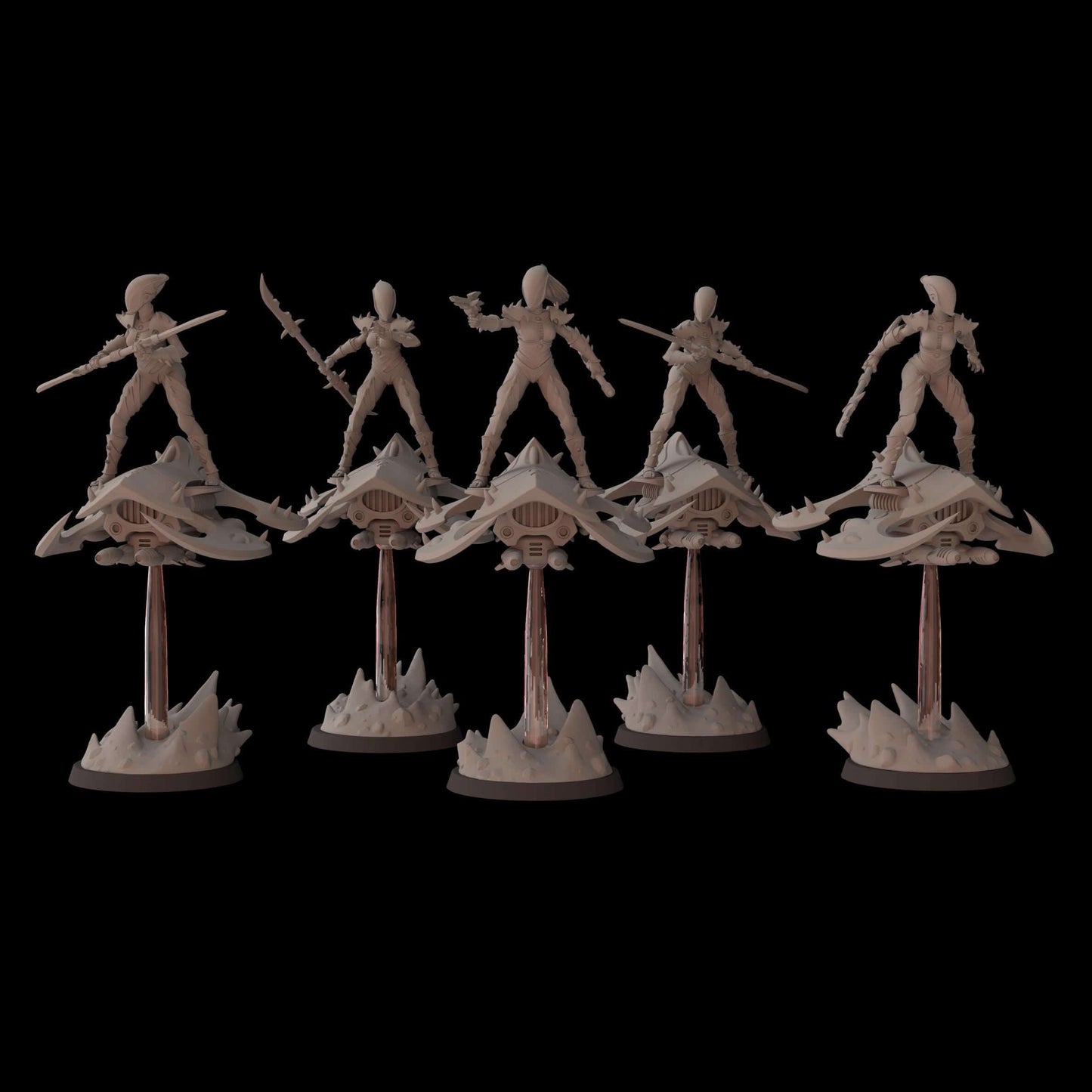Dark Sliders - Drukhari Proxy - Fantasy Cult Miniatures
