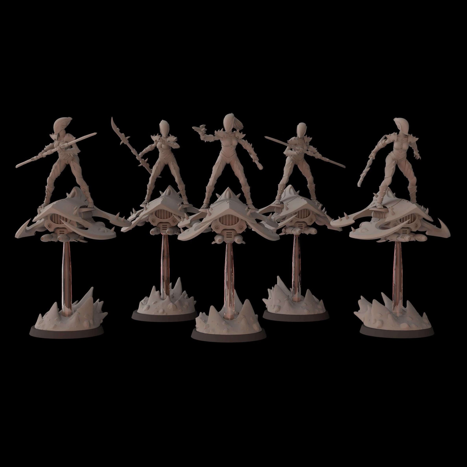 Dark Sliders - Drukhari Proxy - Fantasy Cult Miniatures