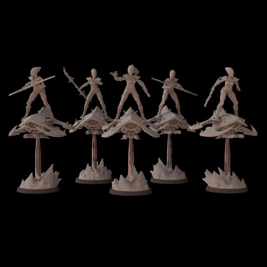 Dark Sliders - Drukhari Proxy - Fantasy Cult Miniatures