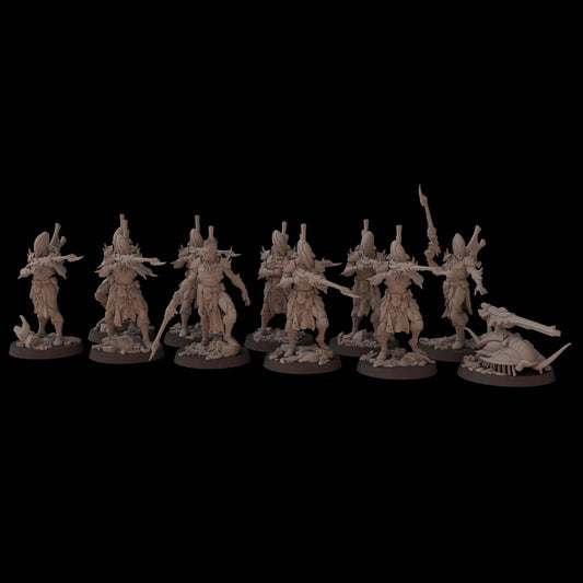 Aeterni Primeval Troops - Aeldari Proxy - Fantasy Cult Miniatures