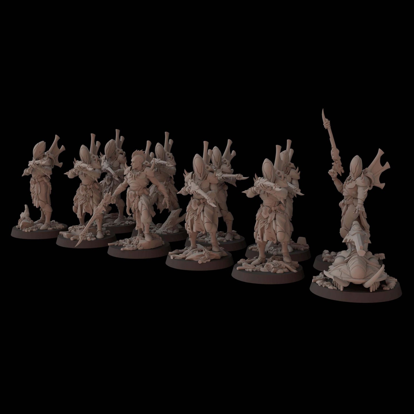 Aeterni Primeval Troops - Aeldari Proxy - Fantasy Cult Miniatures