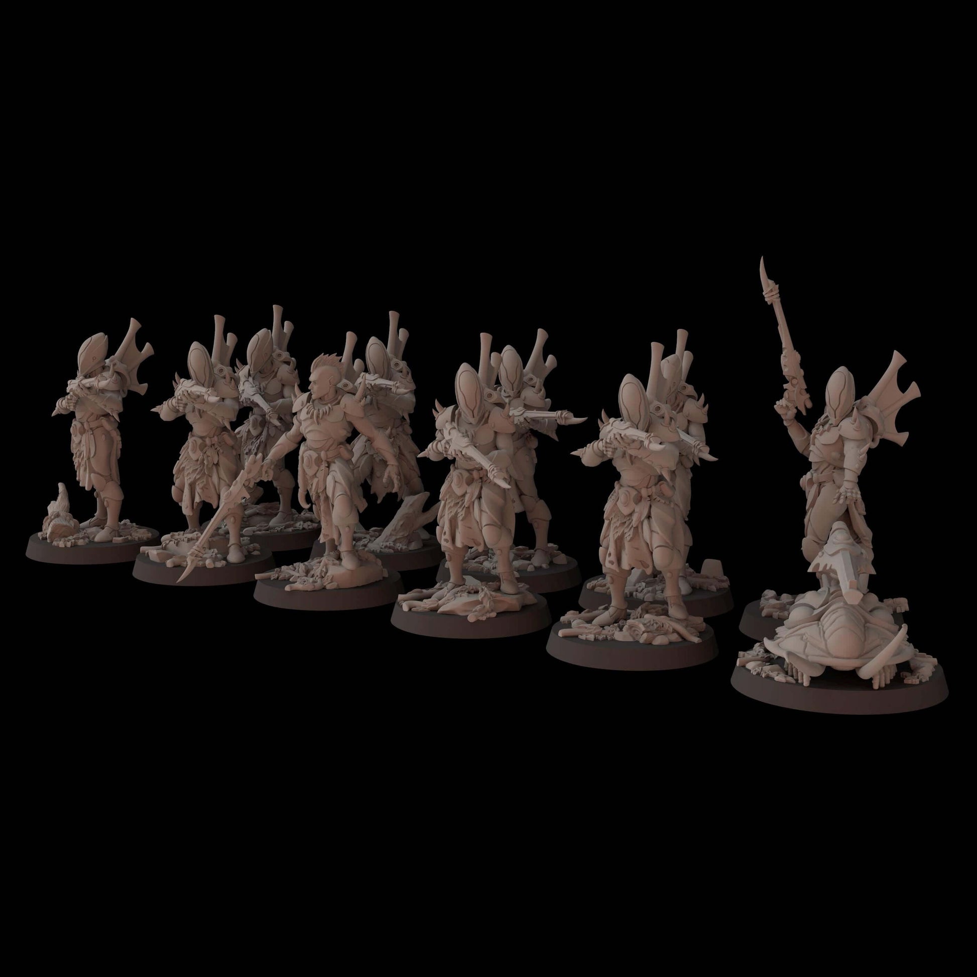 Aeterni Primeval Troops - Aeldari Proxy - Fantasy Cult Miniatures