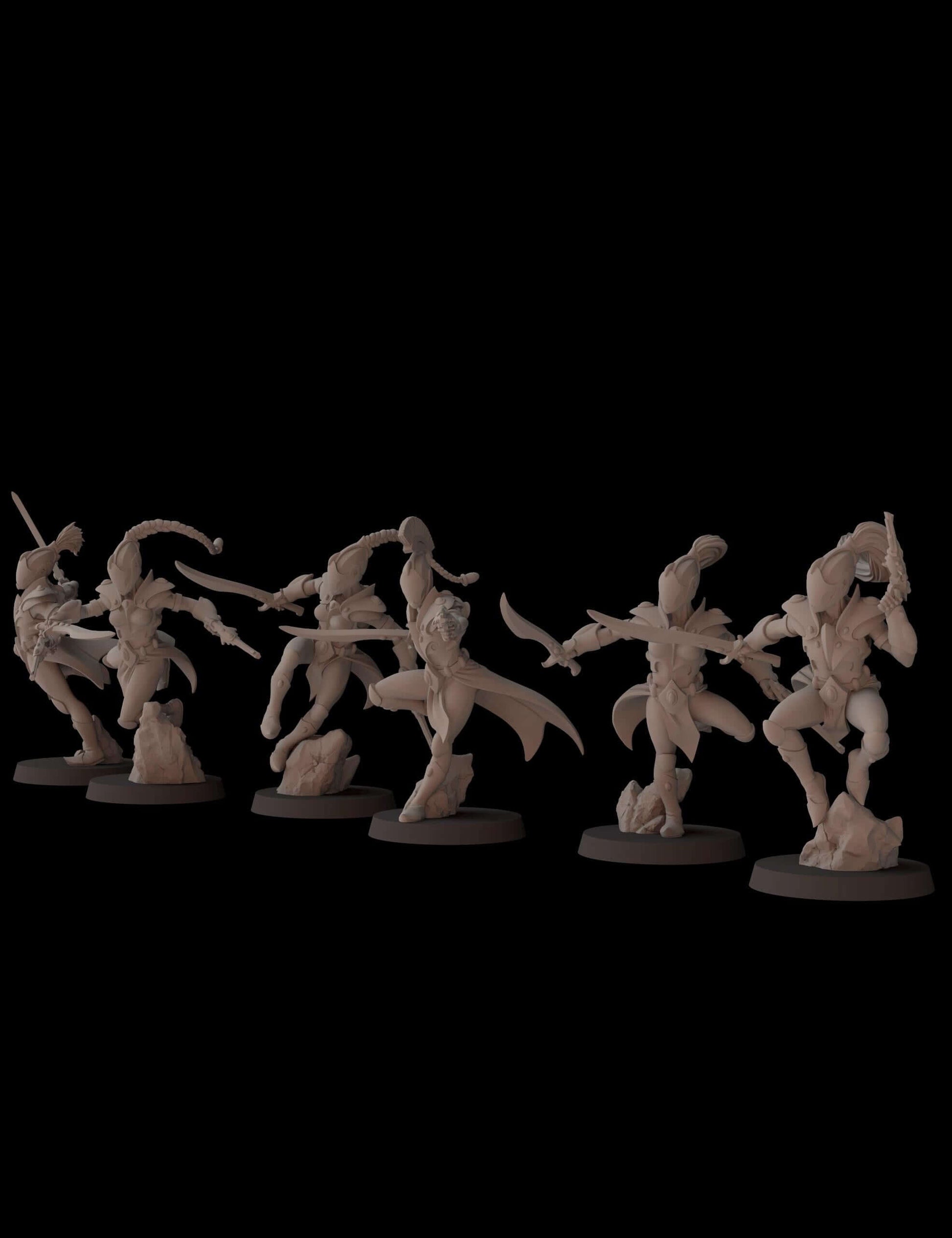Aeterni Battledancers - Aeldari Proxy - Fantasy Cult Miniatures