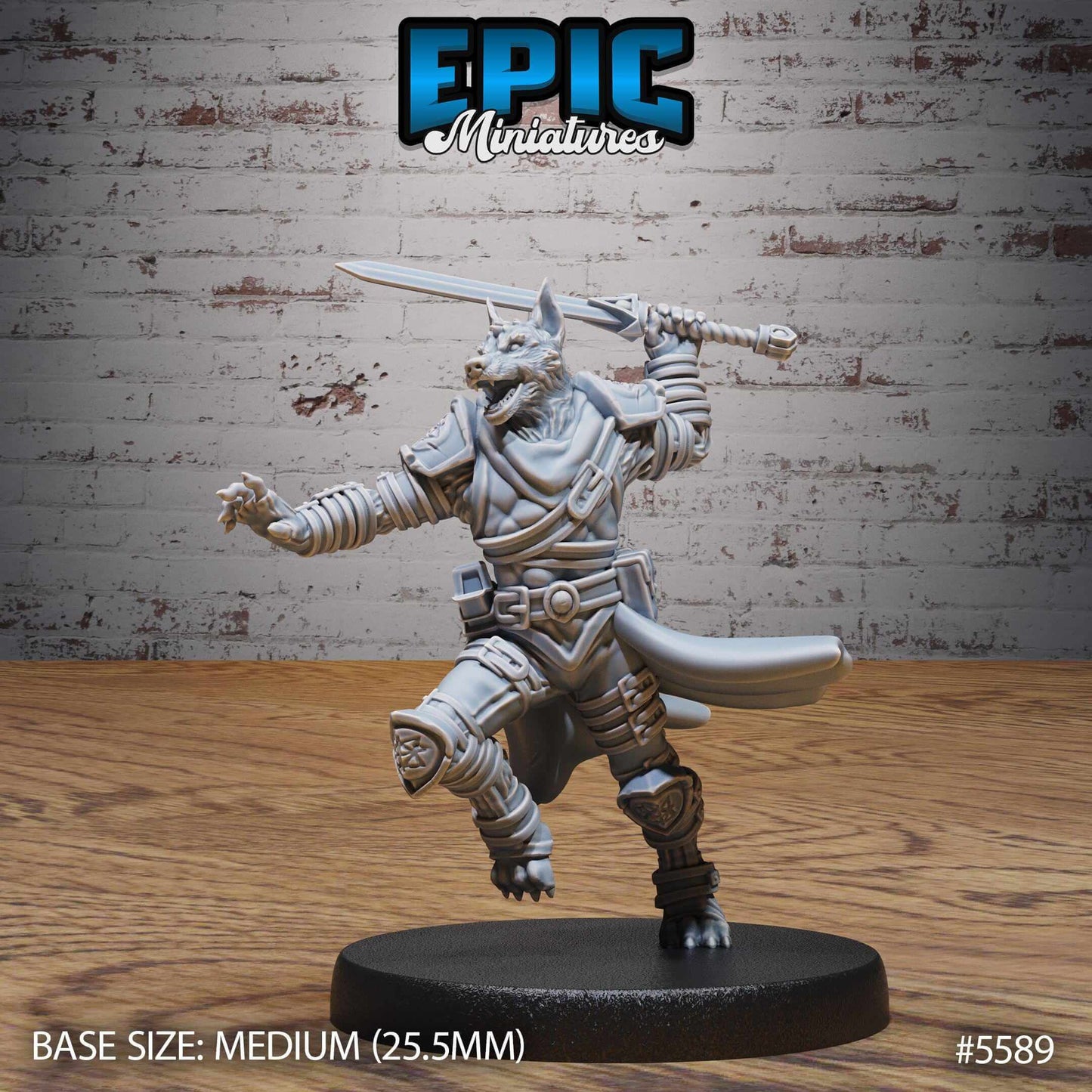 Dog Folk Adventurer Set - Epic Miniatures - Dungeons and Dragons
