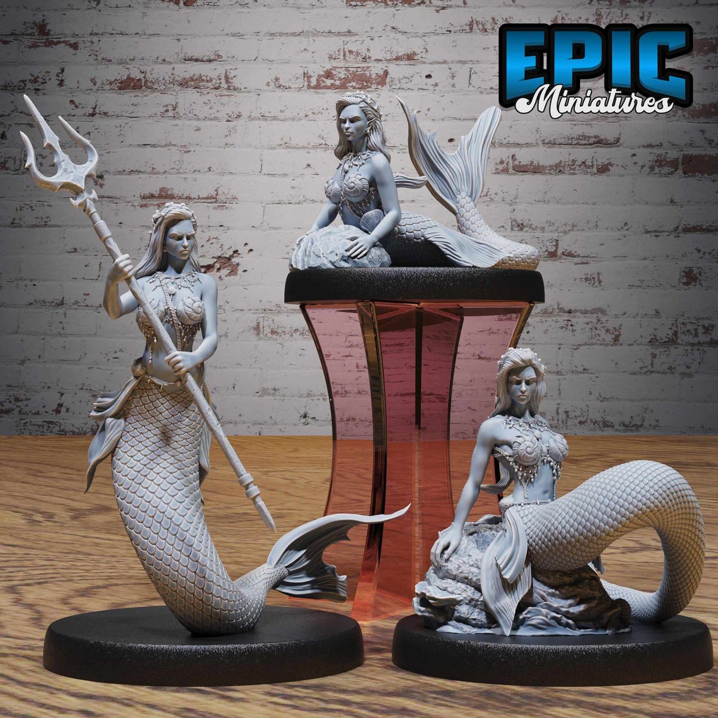 Mermaid Classic Set - Epic Miniatures - Dungeons and Dragons