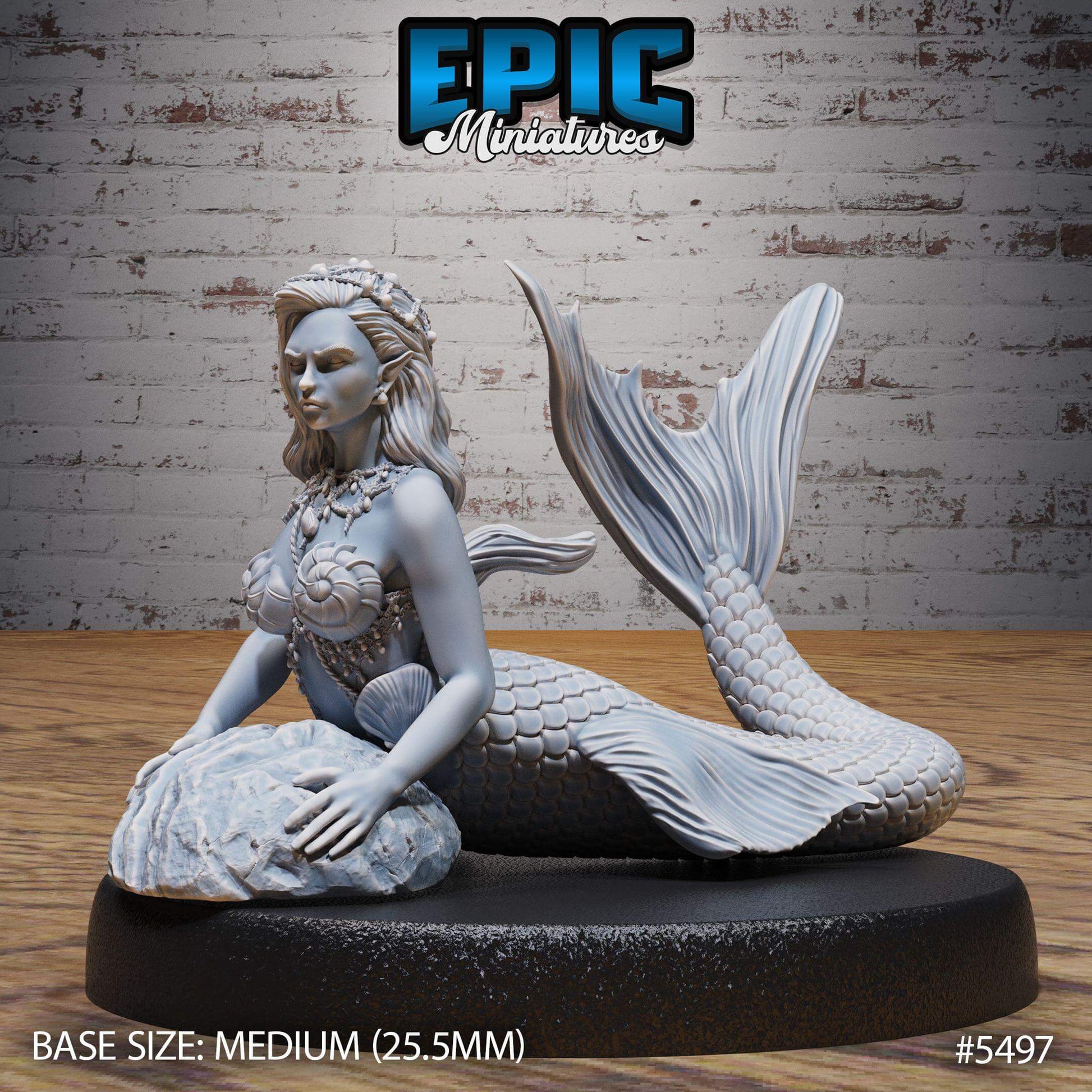 Mermaid Classic Set - D&D Epic Miniatures   and Dragons