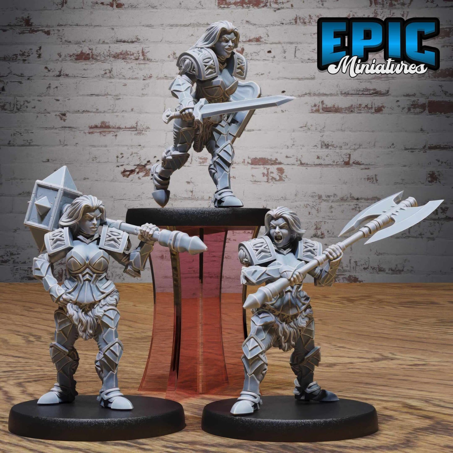 Dwarf Female Bandit Set - D&D Epic Miniatures   and Dragons