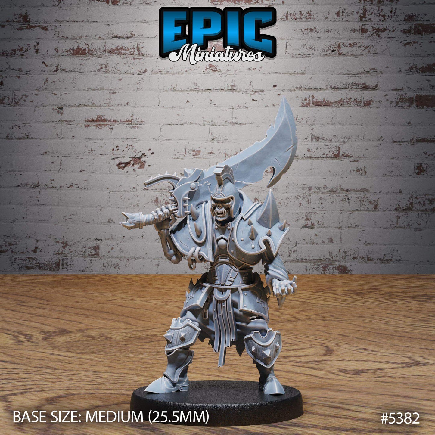 Skeleton Heavy Gladiator Set - D&D Epic Miniatures   and Dragons
