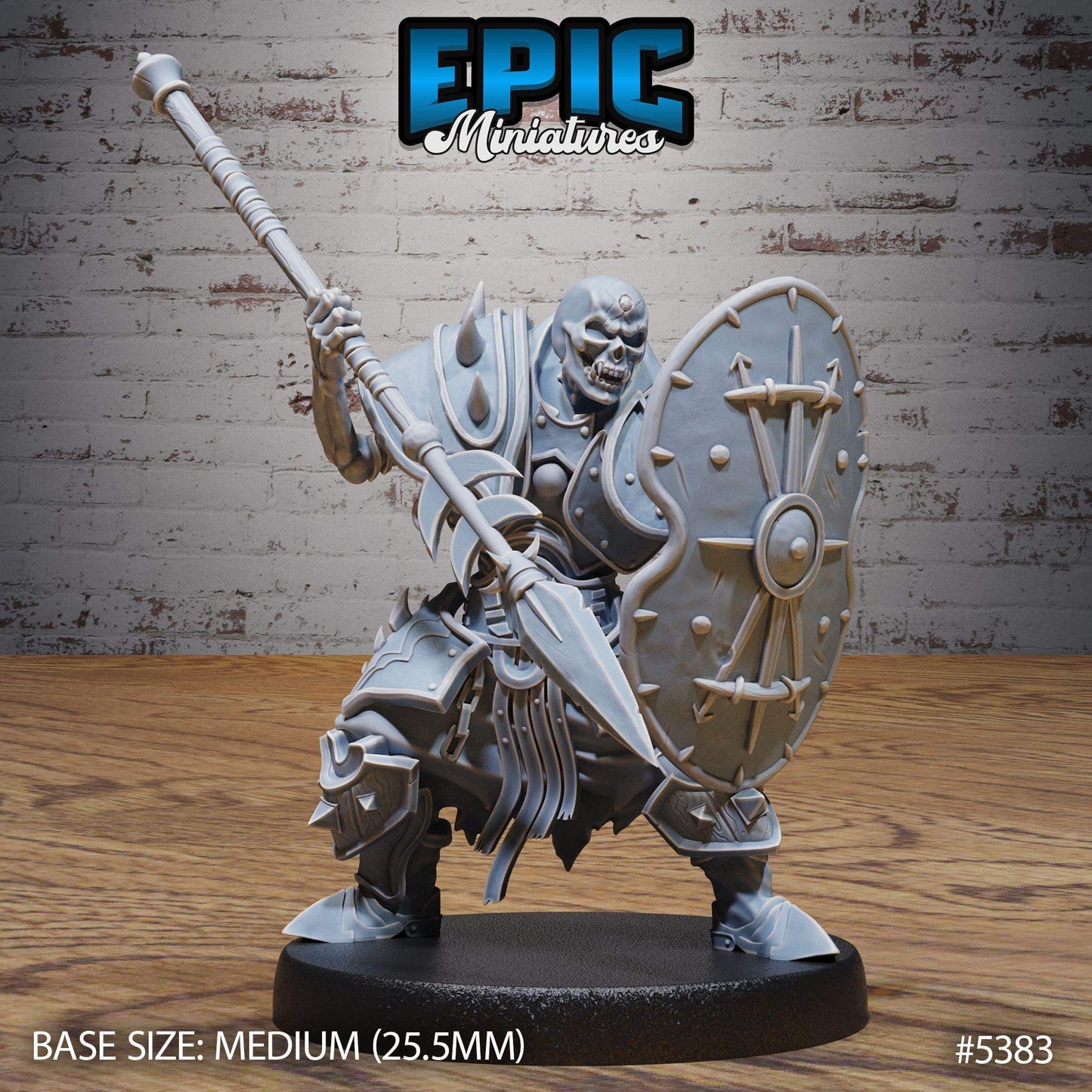 Skeleton Heavy Gladiator Set - D&D Epic Miniatures   and Dragons