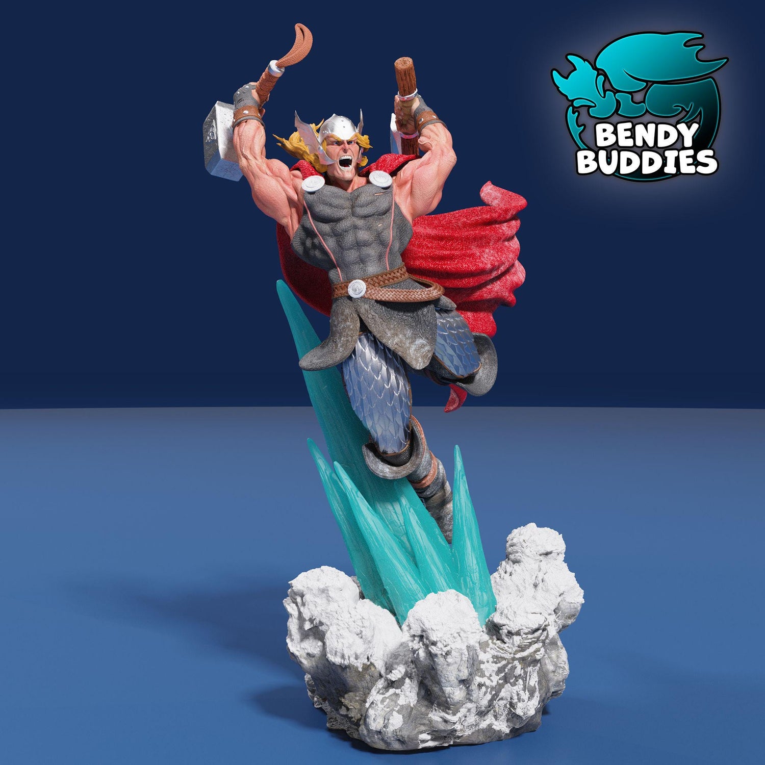 Thor - Marvel Comics - Collectible Fanart Statue - Bendy Buddies