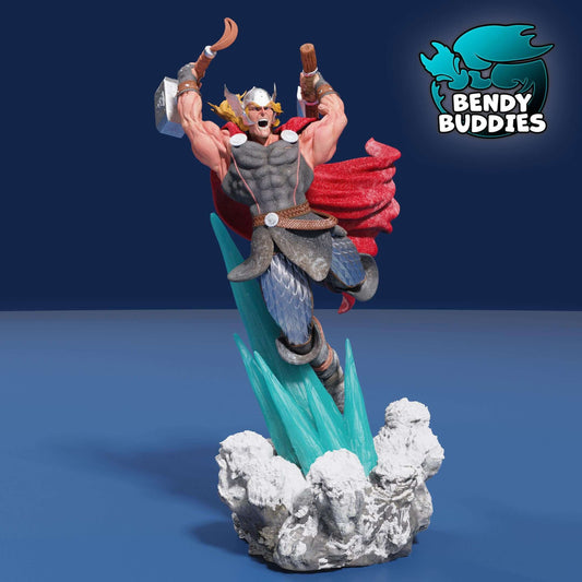 Thor - Marvel Comics - Collectible Fanart Statue - Bendy Buddies