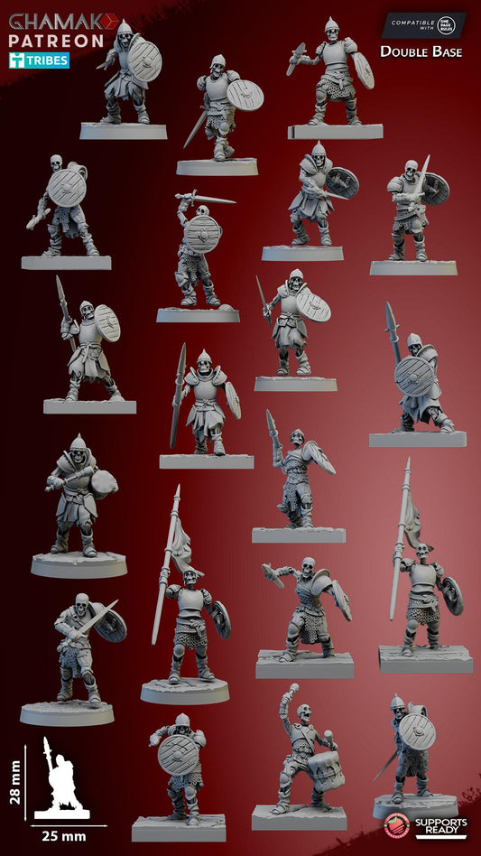 Skeleton Guard - Miniatures by Ghamak