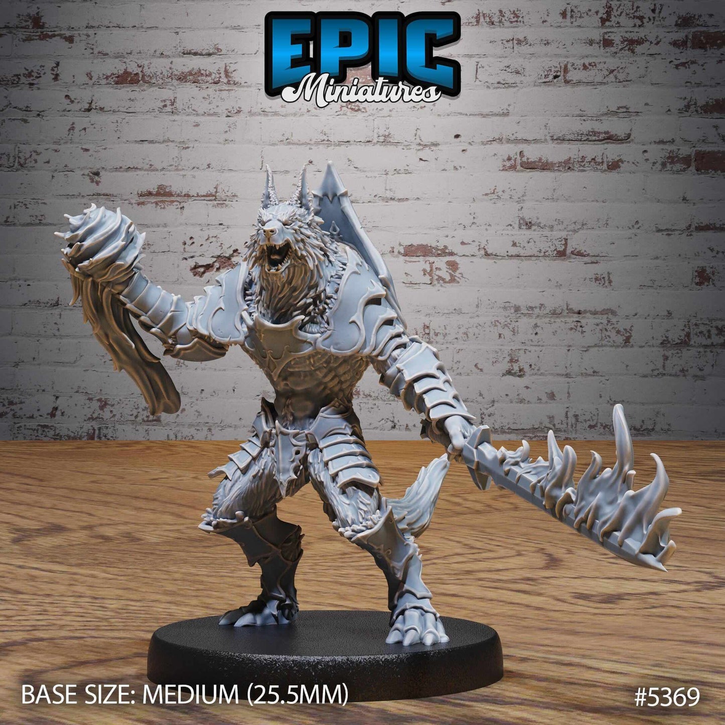 Werewolf Warrior Set - D&D Epic Miniatures   and Dragons