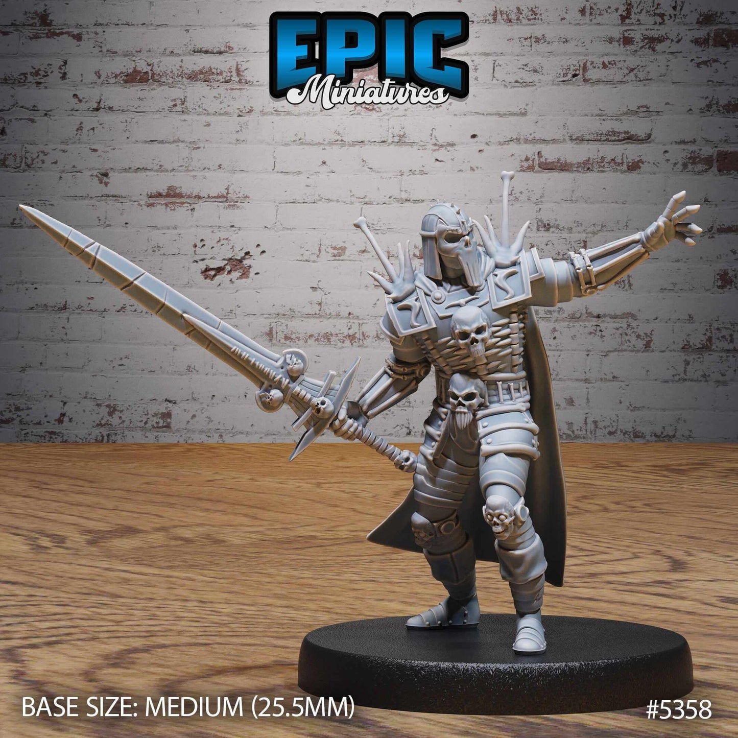 Necro Knight Set - D&D Epic Miniatures   and Dragons