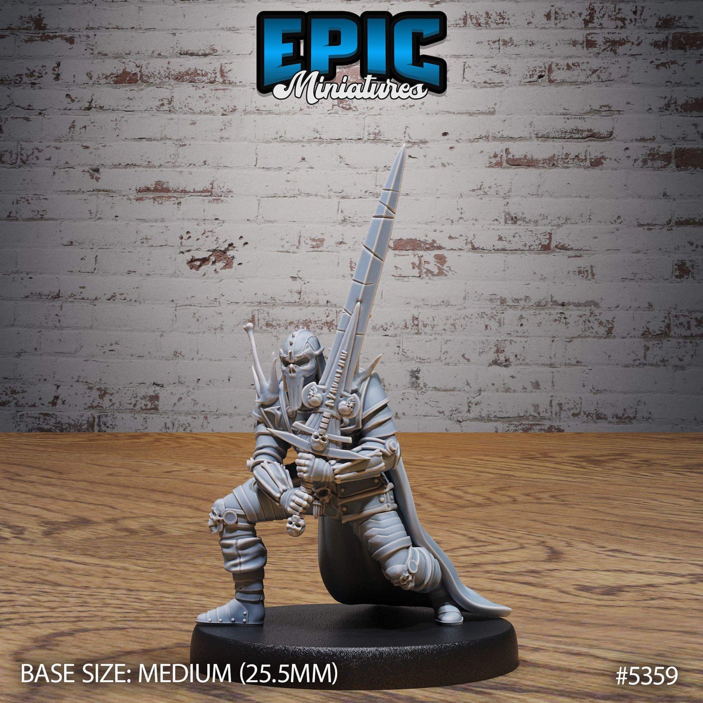 Necro Knight Set - Epic Miniatures - Dungeons and Dragons