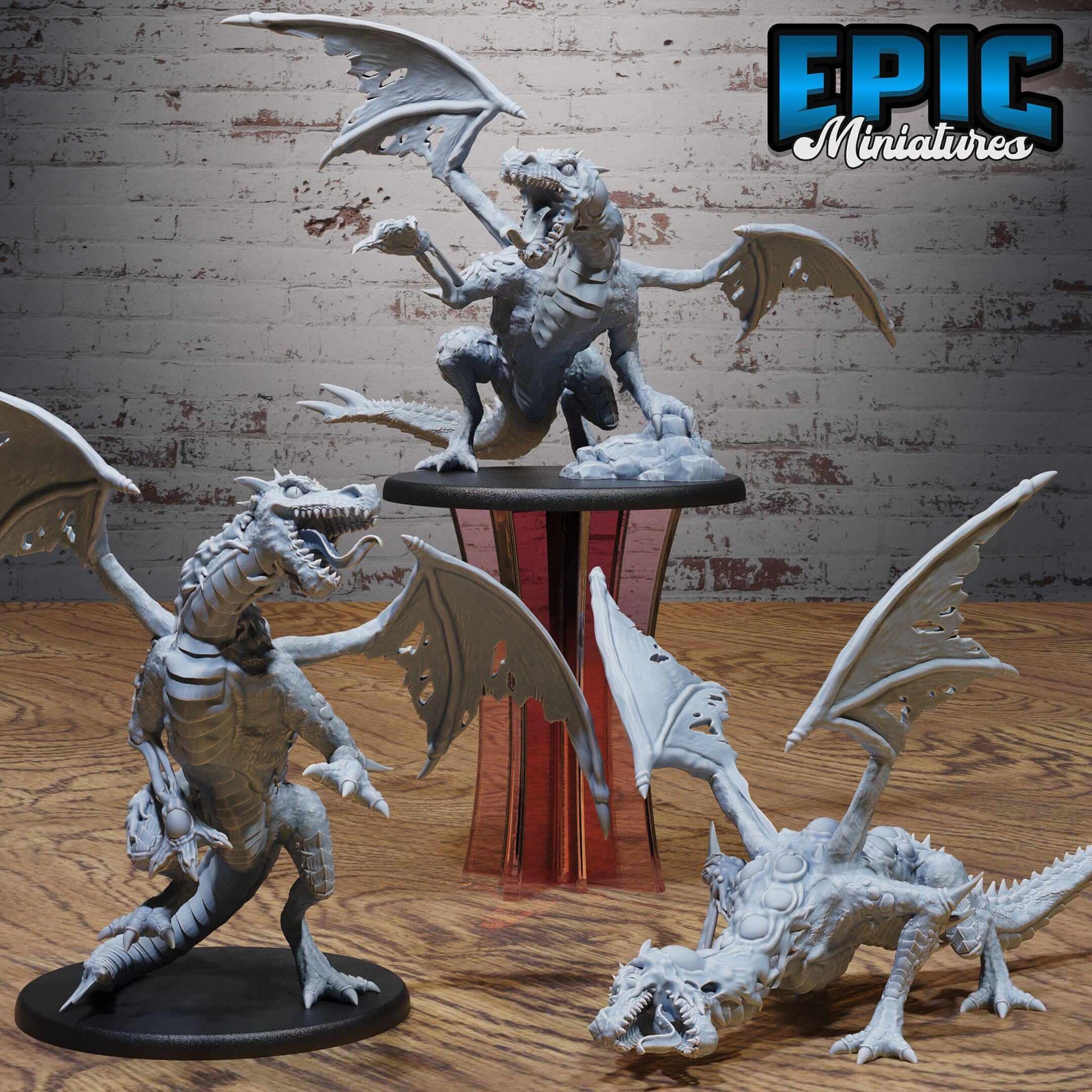 Miasma Dragon Set - Epic Miniatures - Dungeons and Dragons