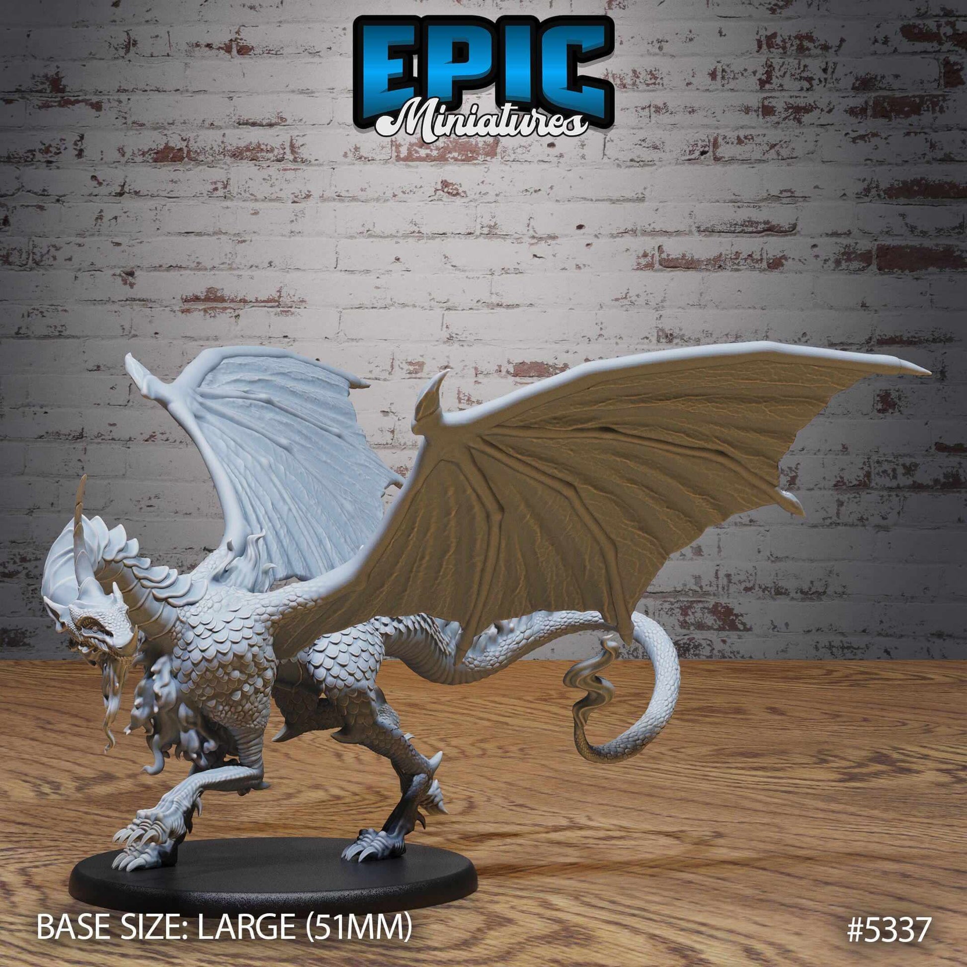 Moonstone Dragon Set - Epic Miniatures - Dungeons and Dragons
