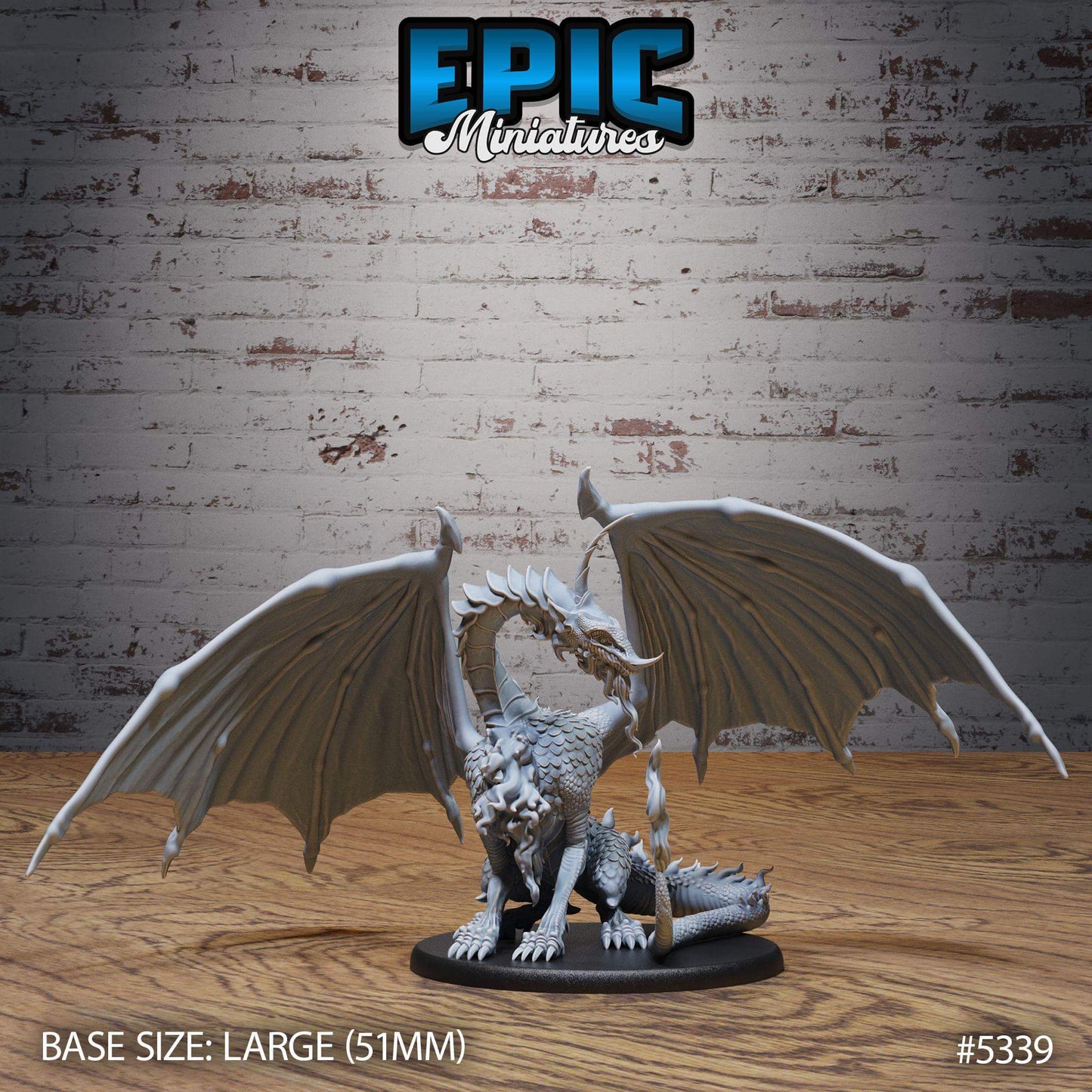 Moonstone Dragon Set - Epic Miniatures - Dungeons and Dragons