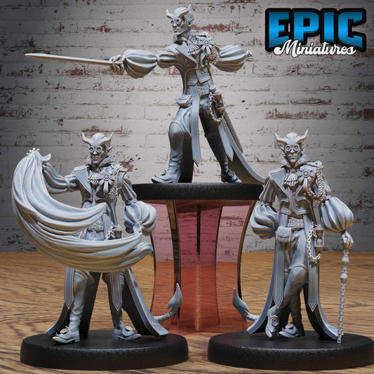 Tiefling Noble Set - Epic Miniatures - Dungeons and Dragons