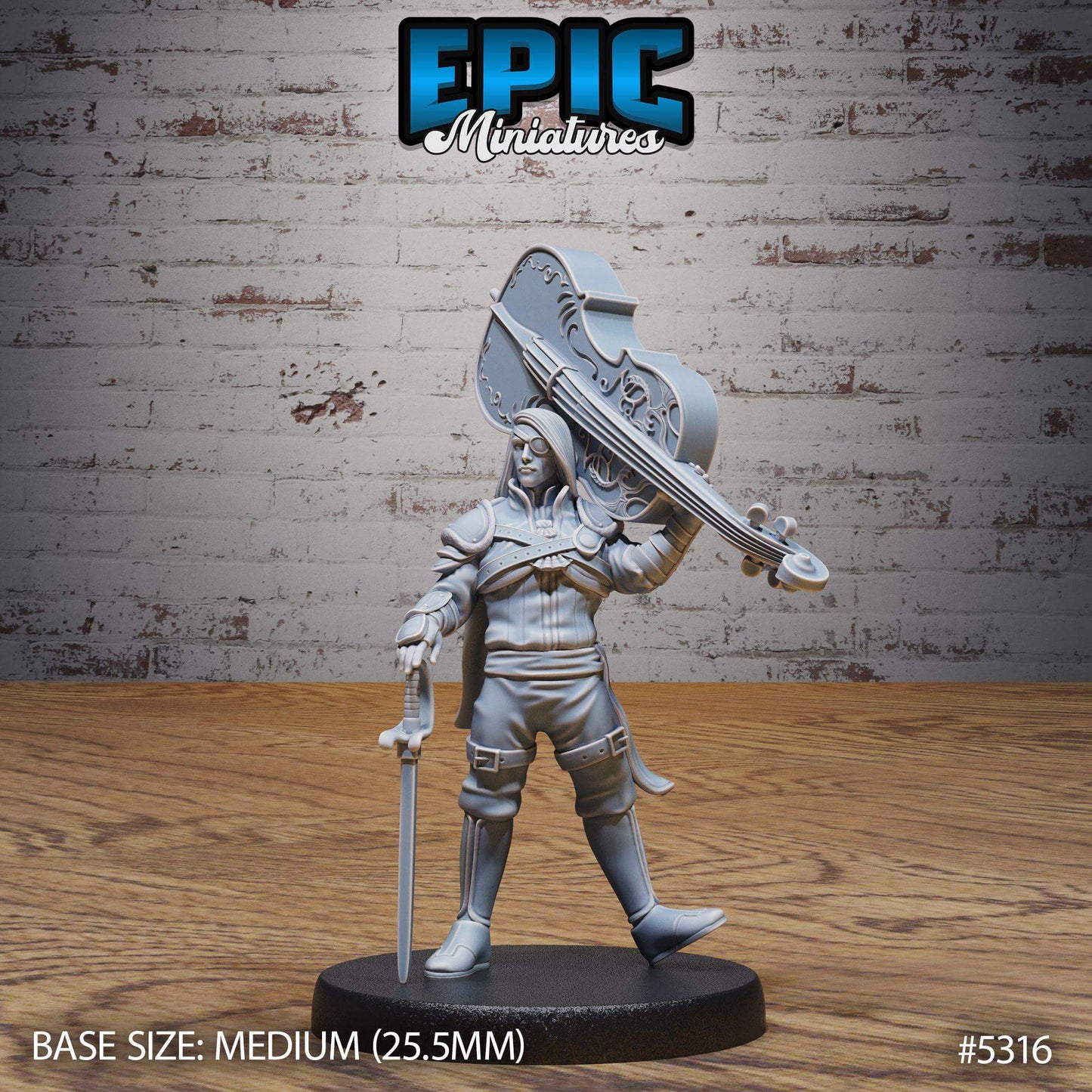 Vagabond Bard Set - D&D Epic Miniatures   and Dragons