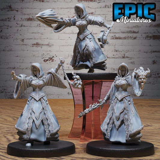 High Sorceress Set - D&D Epic Miniatures   and Dragons