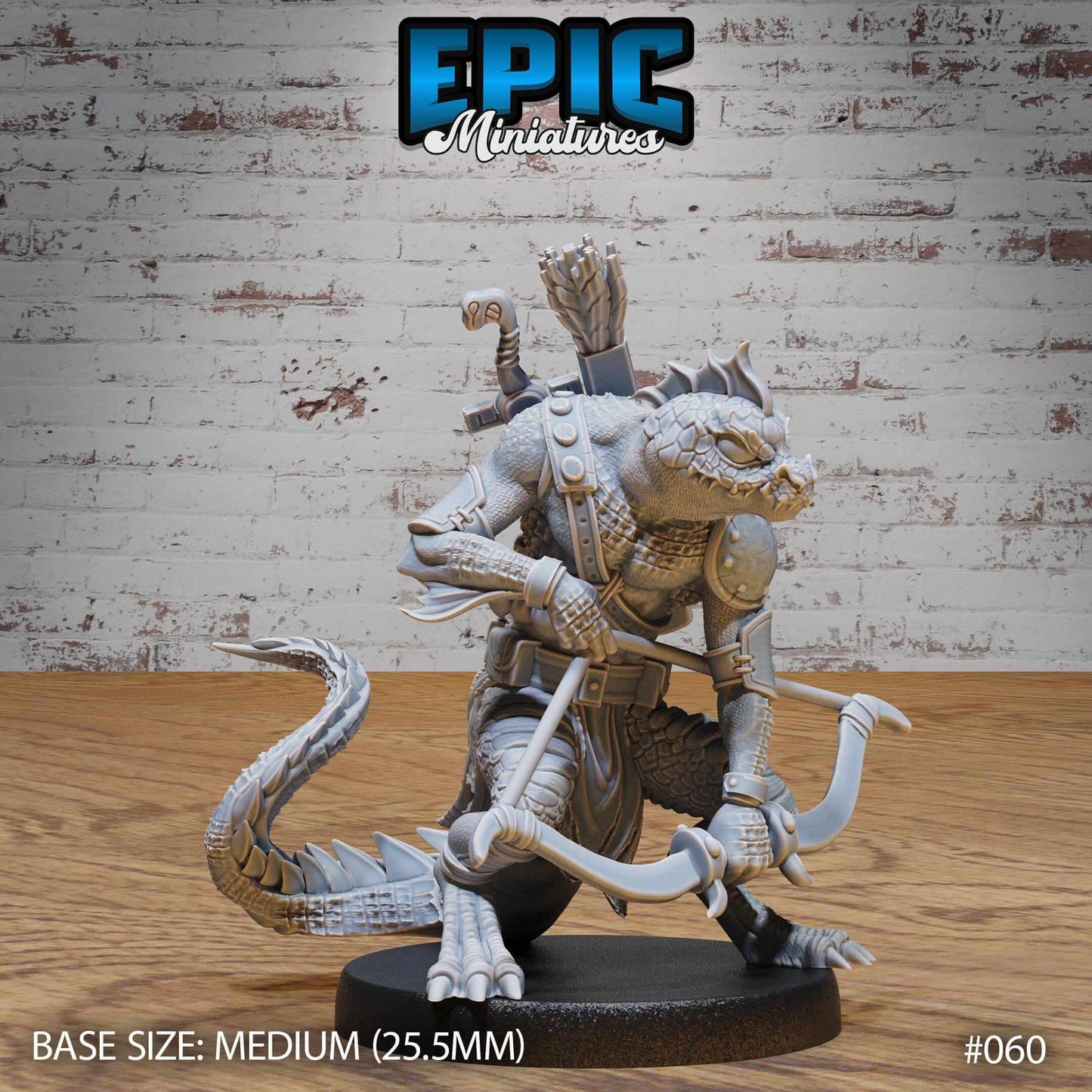 Bandit Lizard Folk Set - Epic Miniatures - Dungeons and Dragons