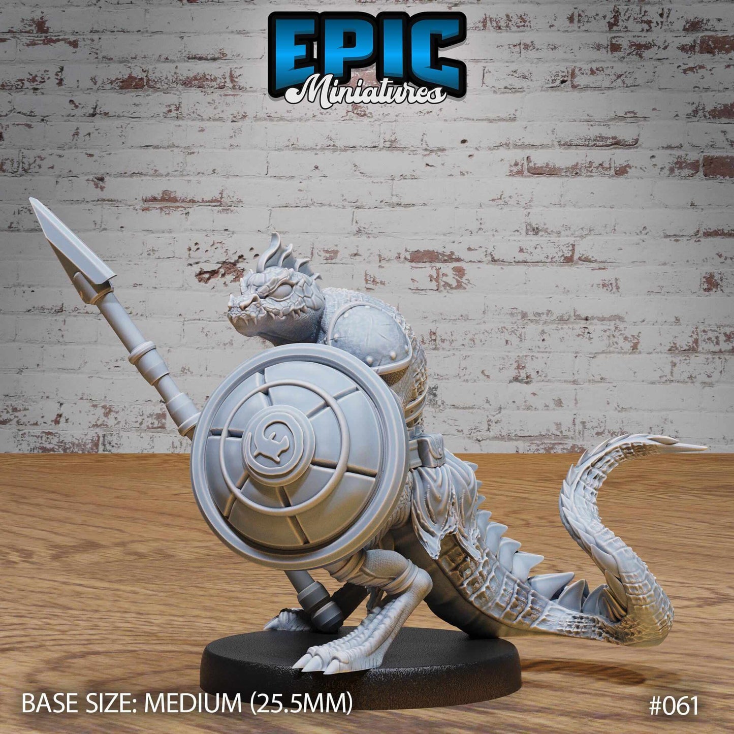 Bandit Lizard Folk Set - Epic Miniatures - Dungeons and Dragons