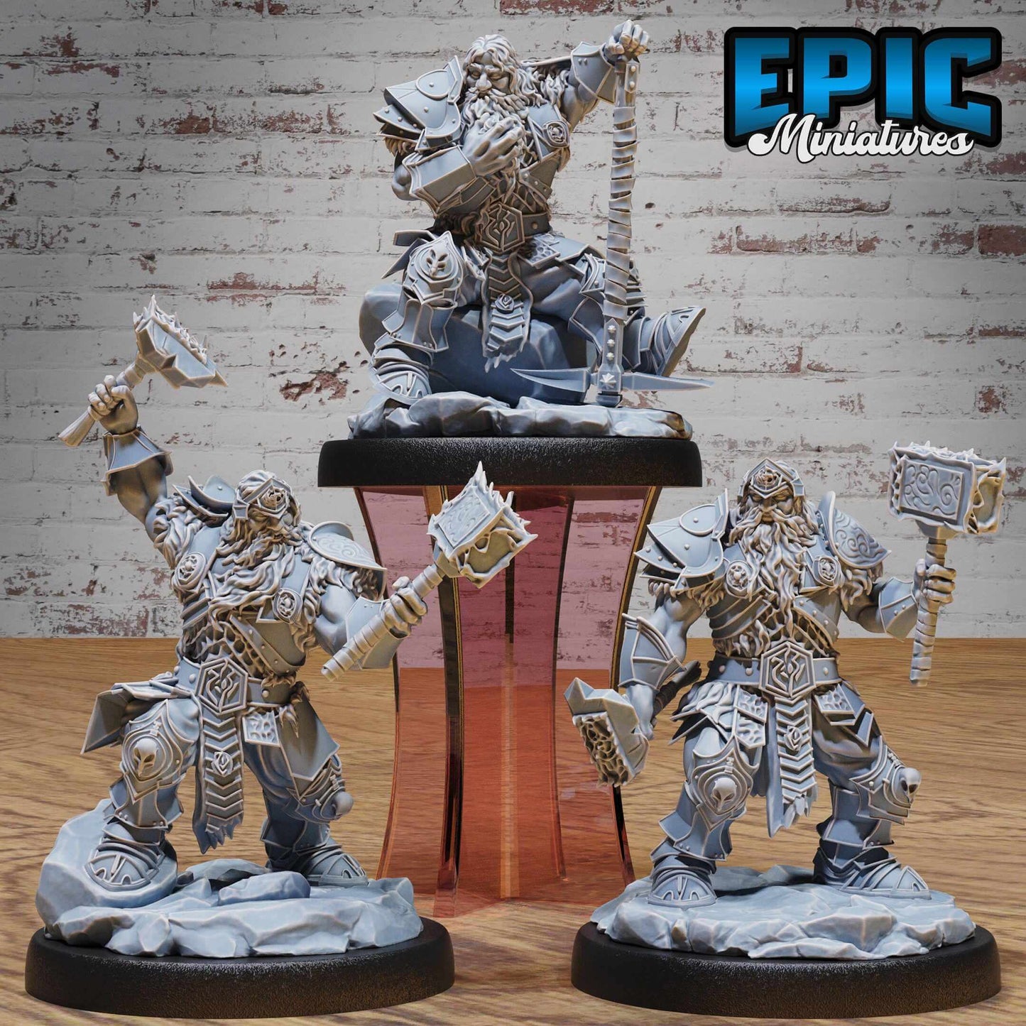 Royal Dwarf Set - D&D Epic Miniatures   and Dragons