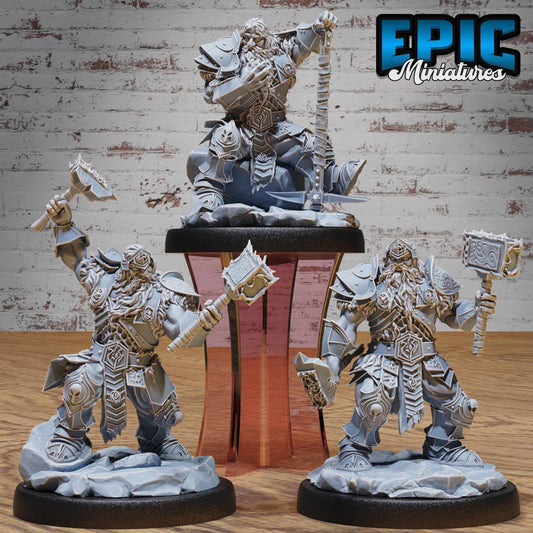 Royal Dwarf Set - D&D Epic Miniatures   and Dragons