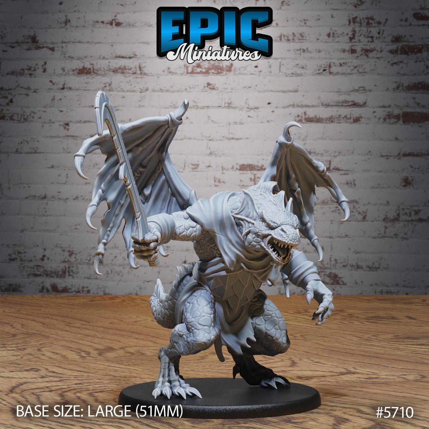 Draconian Warrior Set - D&D Epic Miniatures   and Dragons