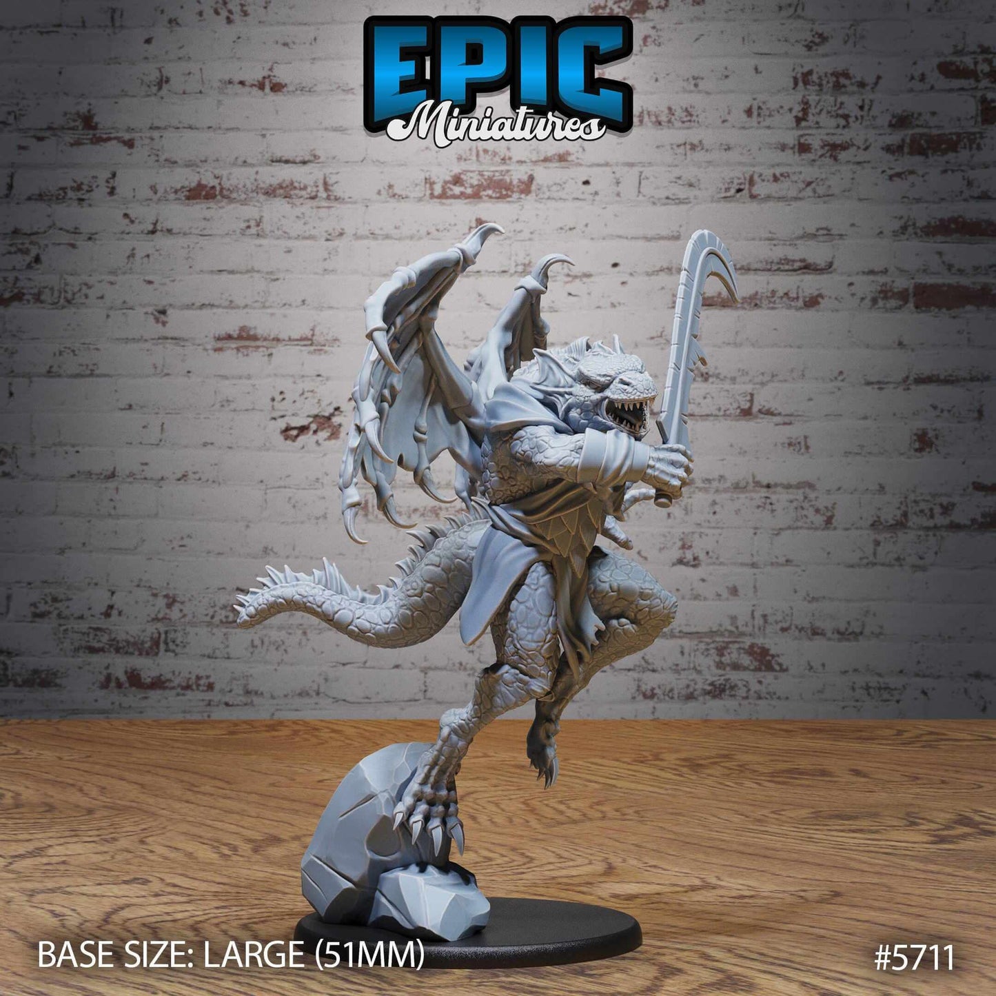 Draconian Warrior Set - D&D Epic Miniatures   and Dragons