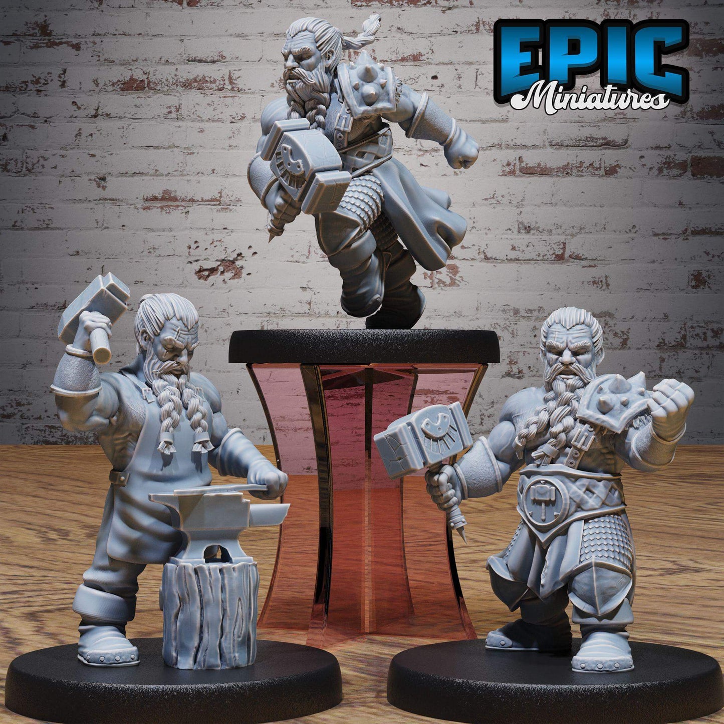 Mighty Dwarf Set - Epic Miniatures - Dungeons and Dragons