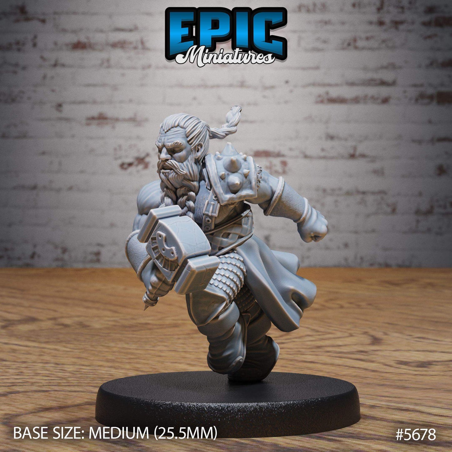 Mighty Dwarf Set - D&D Epic Miniatures   and Dragons