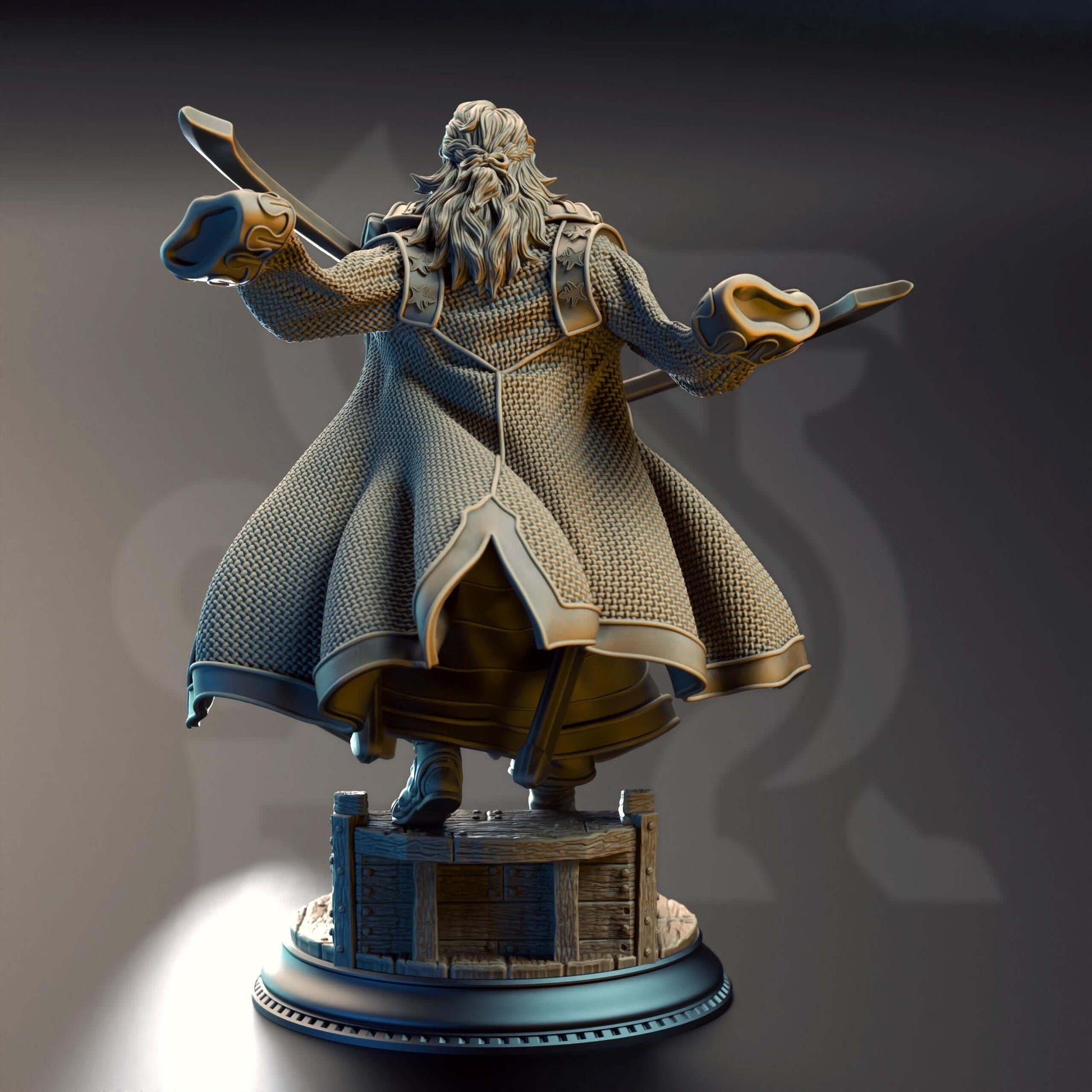 Swordsman of the Sea - Ignacio Reyes - 3D Printed Resin RPG/Tabletop/Boardgames Miniature DM Stash